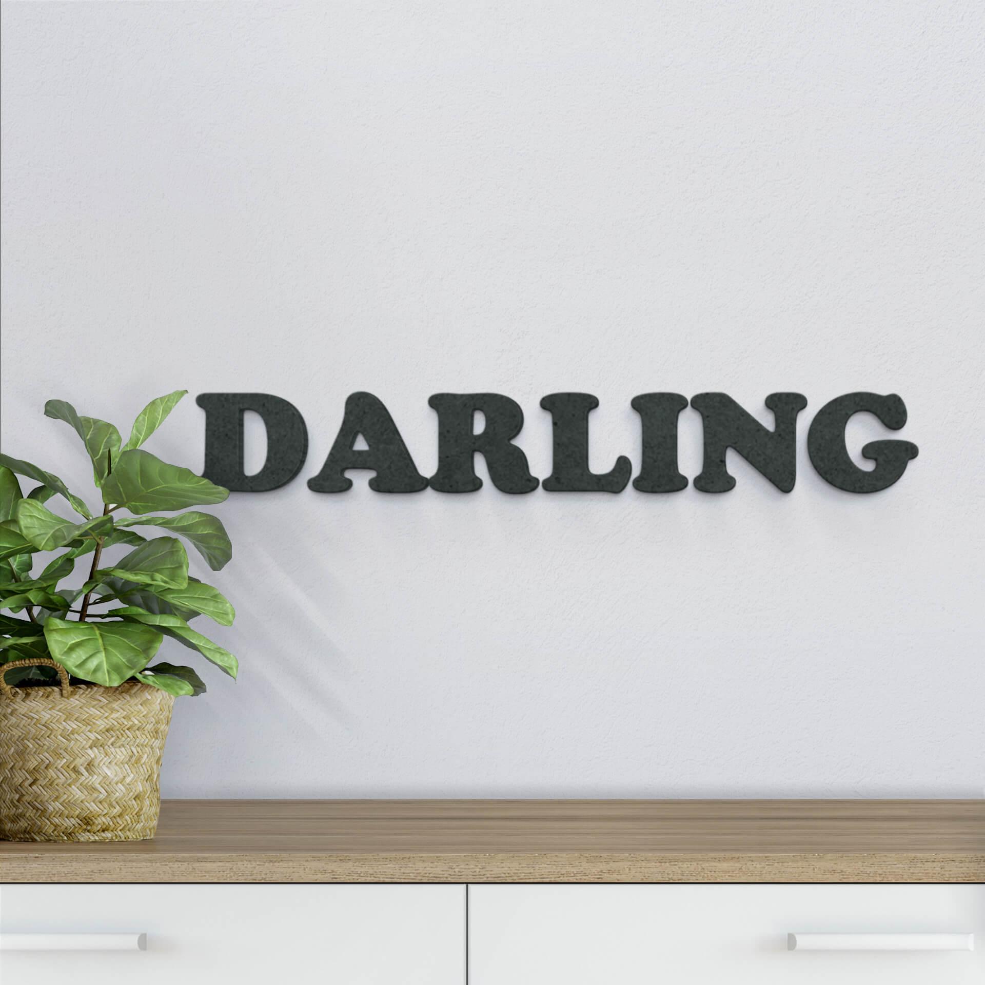 MDF bogstaver - Darling