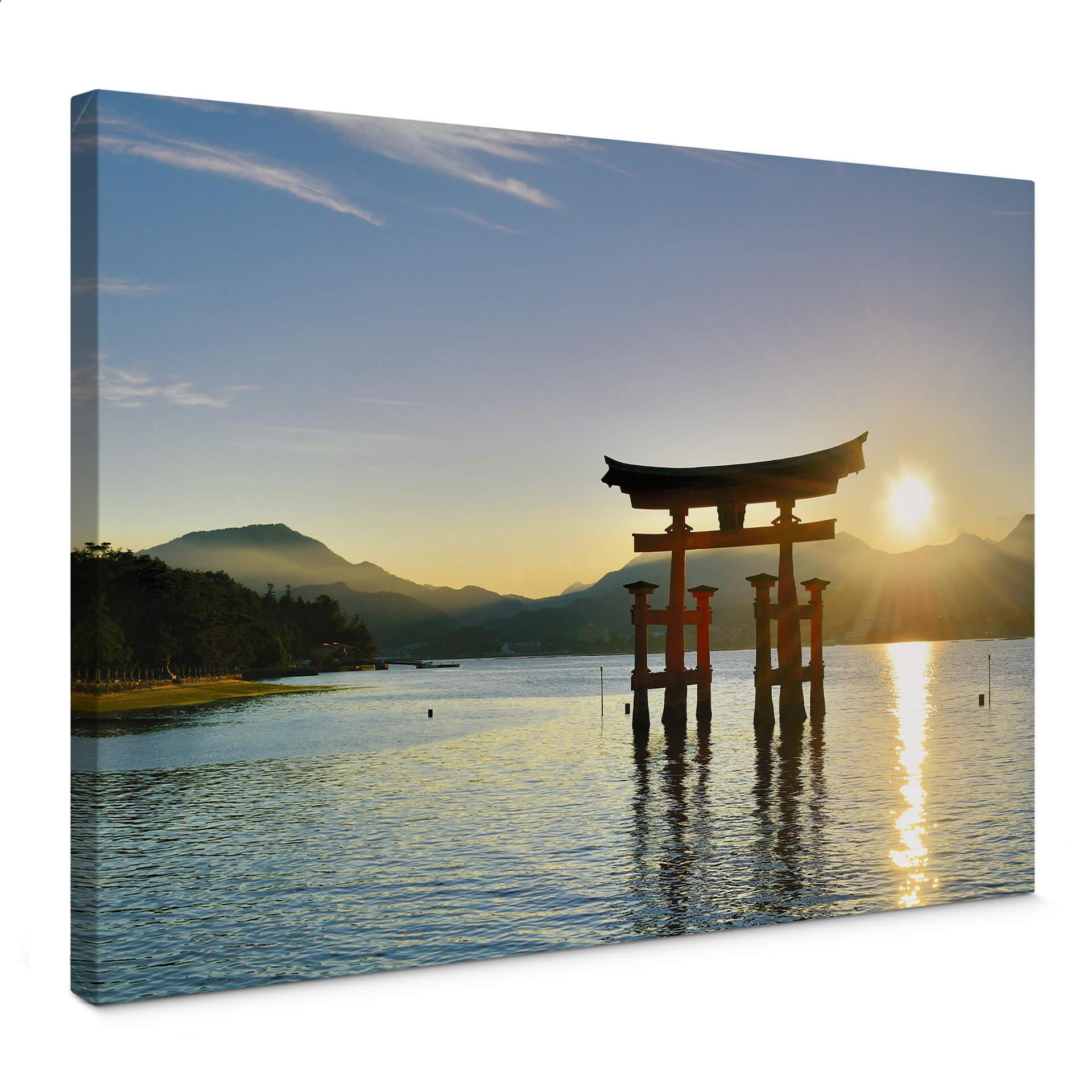 Itsukushima skrinet - Lærredsprint