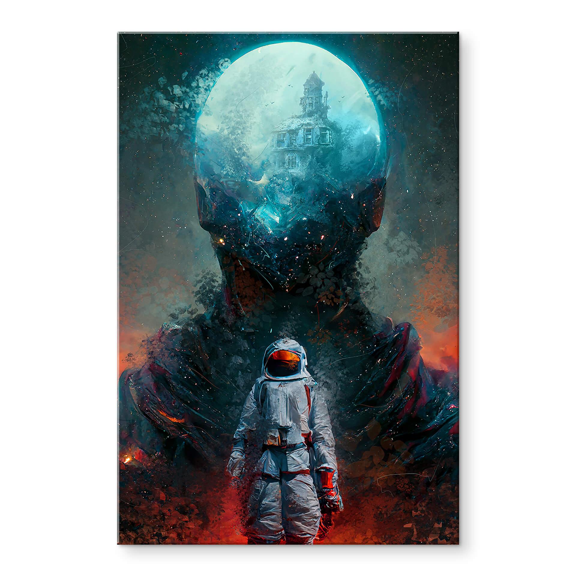 Akrylbillede Heine - Astronaut på rejse - Astro Cruise