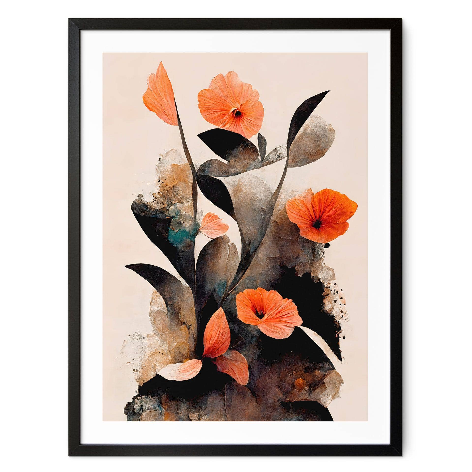 Plakat Koralrøde valmuer - Treechild