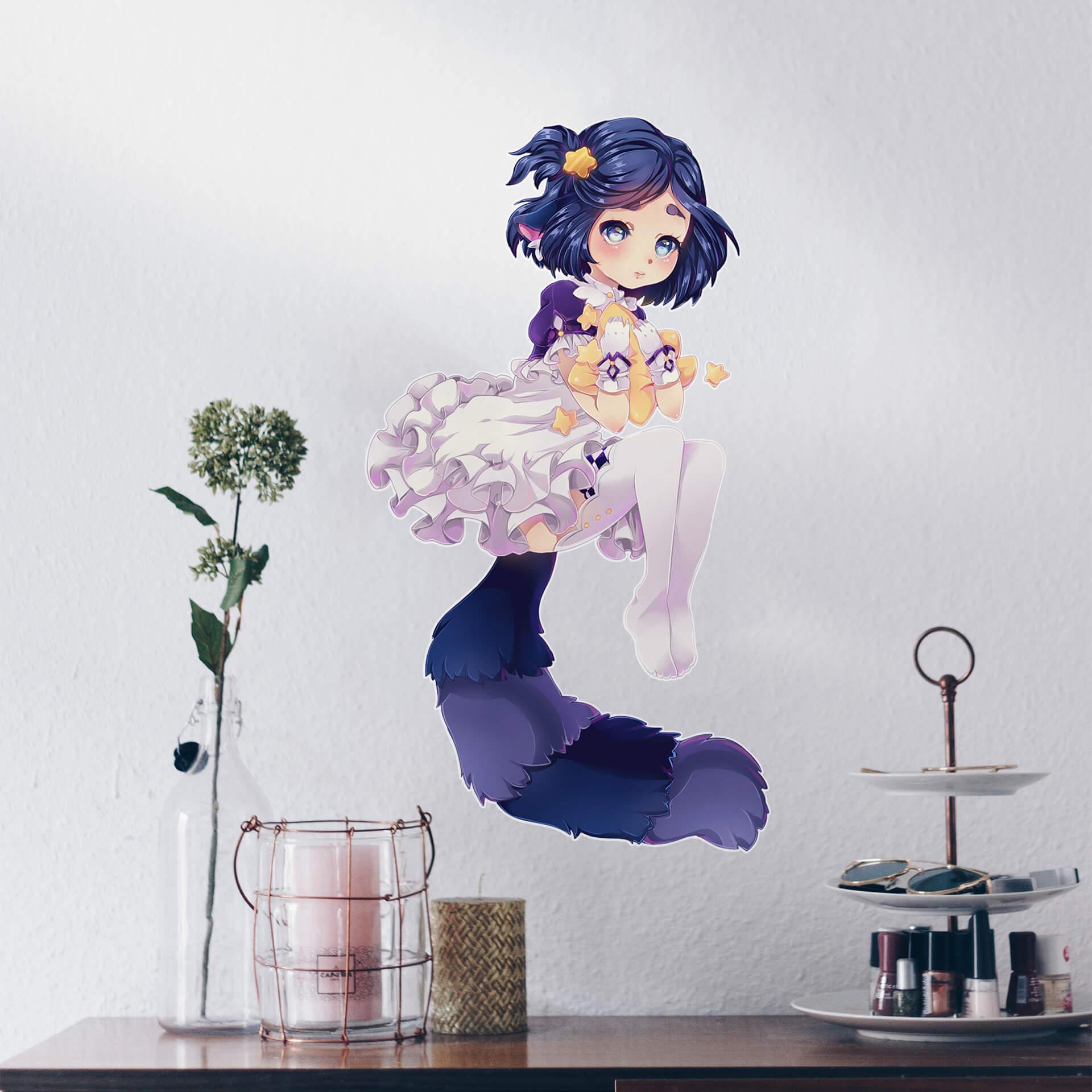 Muursticker La Doll Blanche - Esther