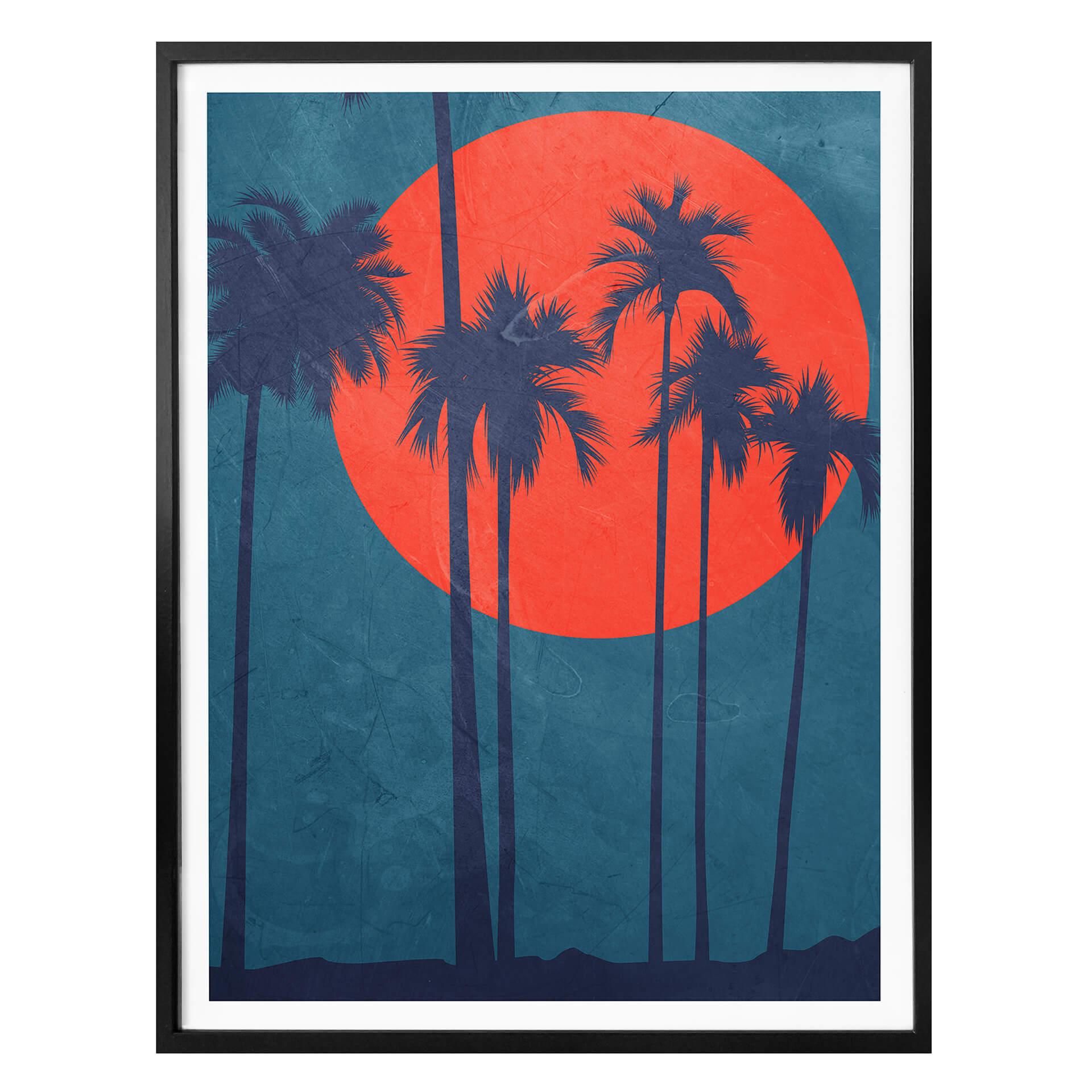 Póster Kubistika - Costa Azul