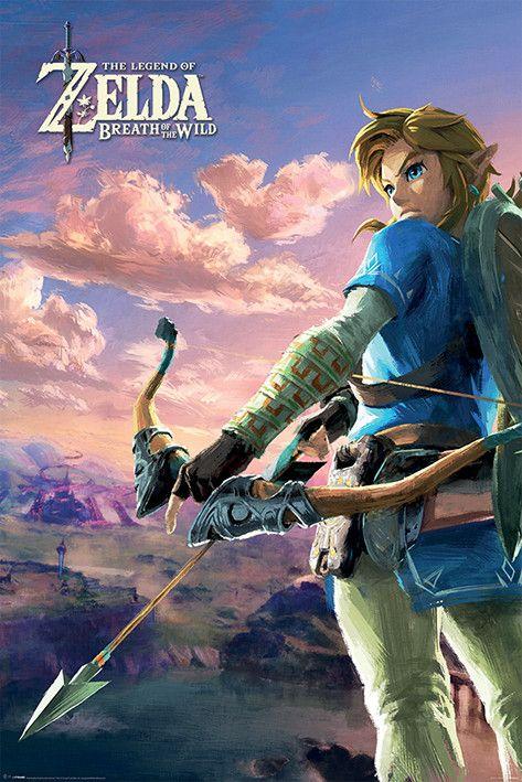 Gaming Poster Zelda Breath of the Wild - Hyrule Scene Landscape 61x91,5 cm