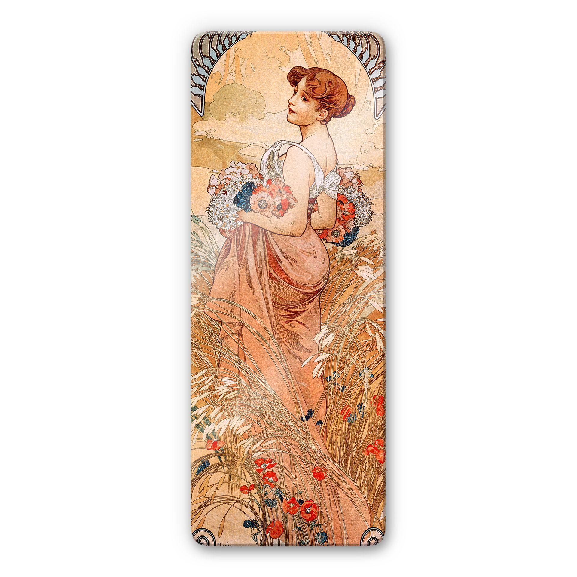 Glasbillede - Mucha - Sommeren 1900