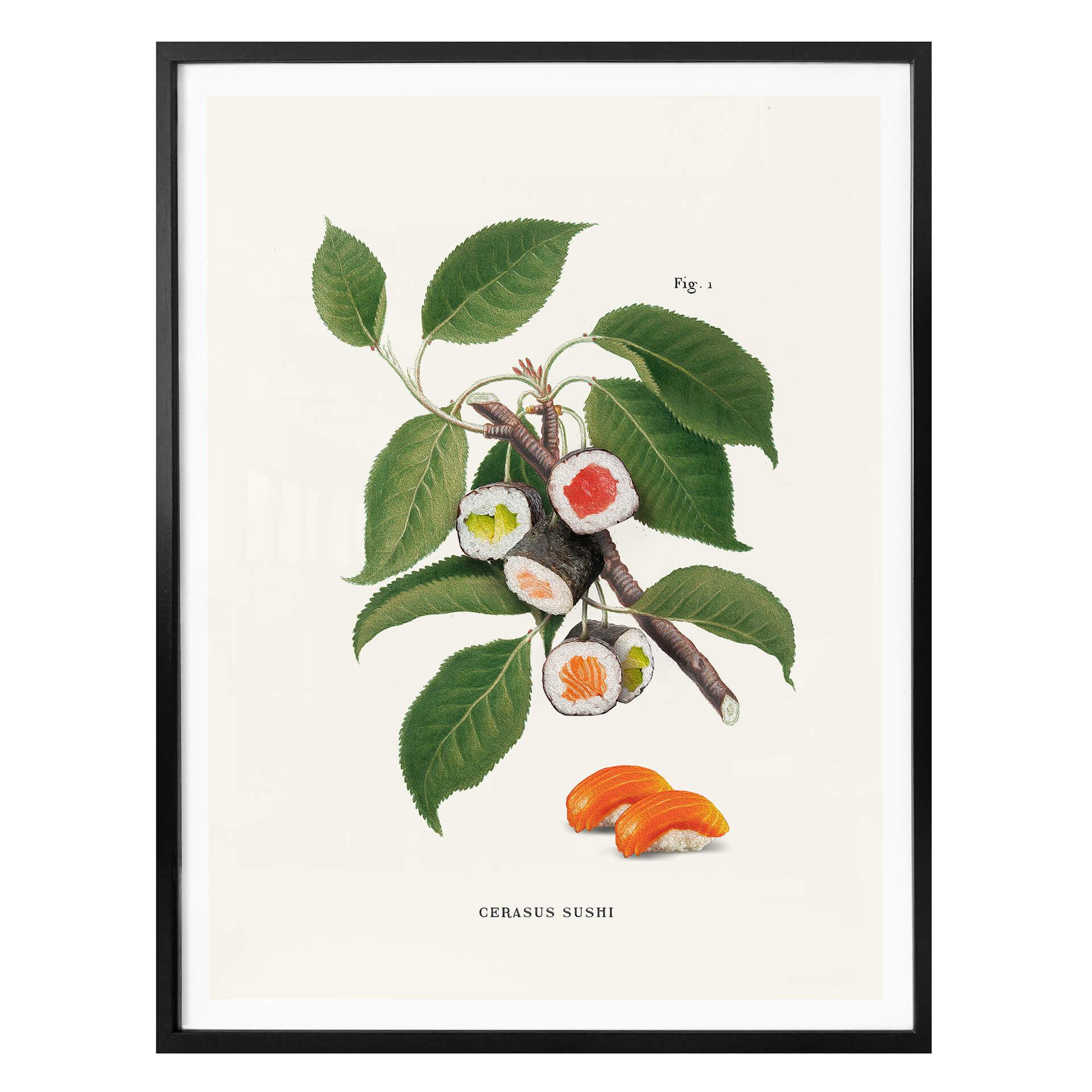 Póster Suelto - Planta de sushi