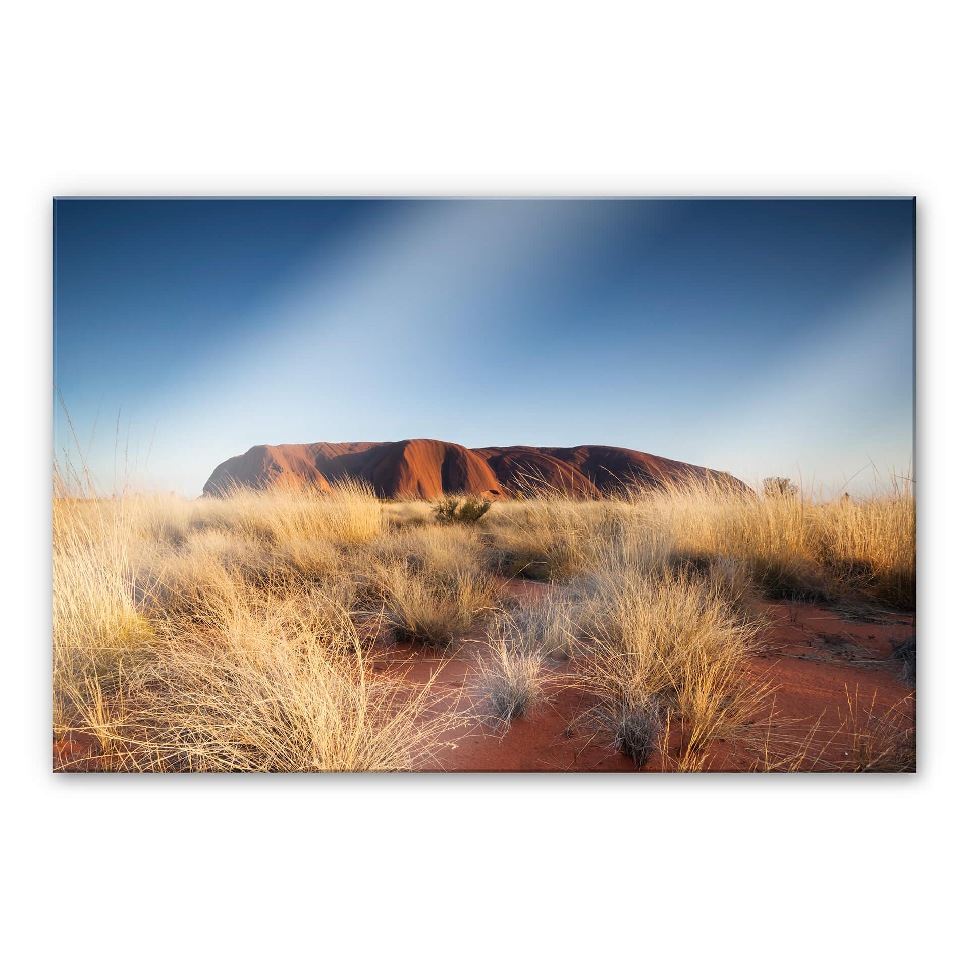 Akrylbillede Colombo - Ayers Rock ved solnedgang