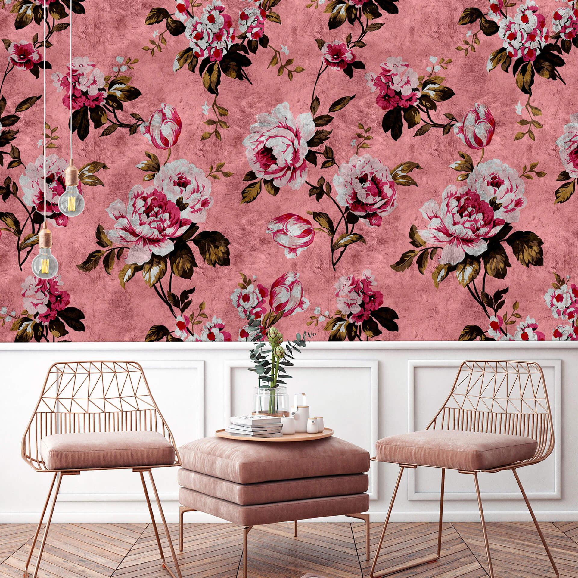 Livingwalls Fototapet Walls by Patel 2 wild roses 4