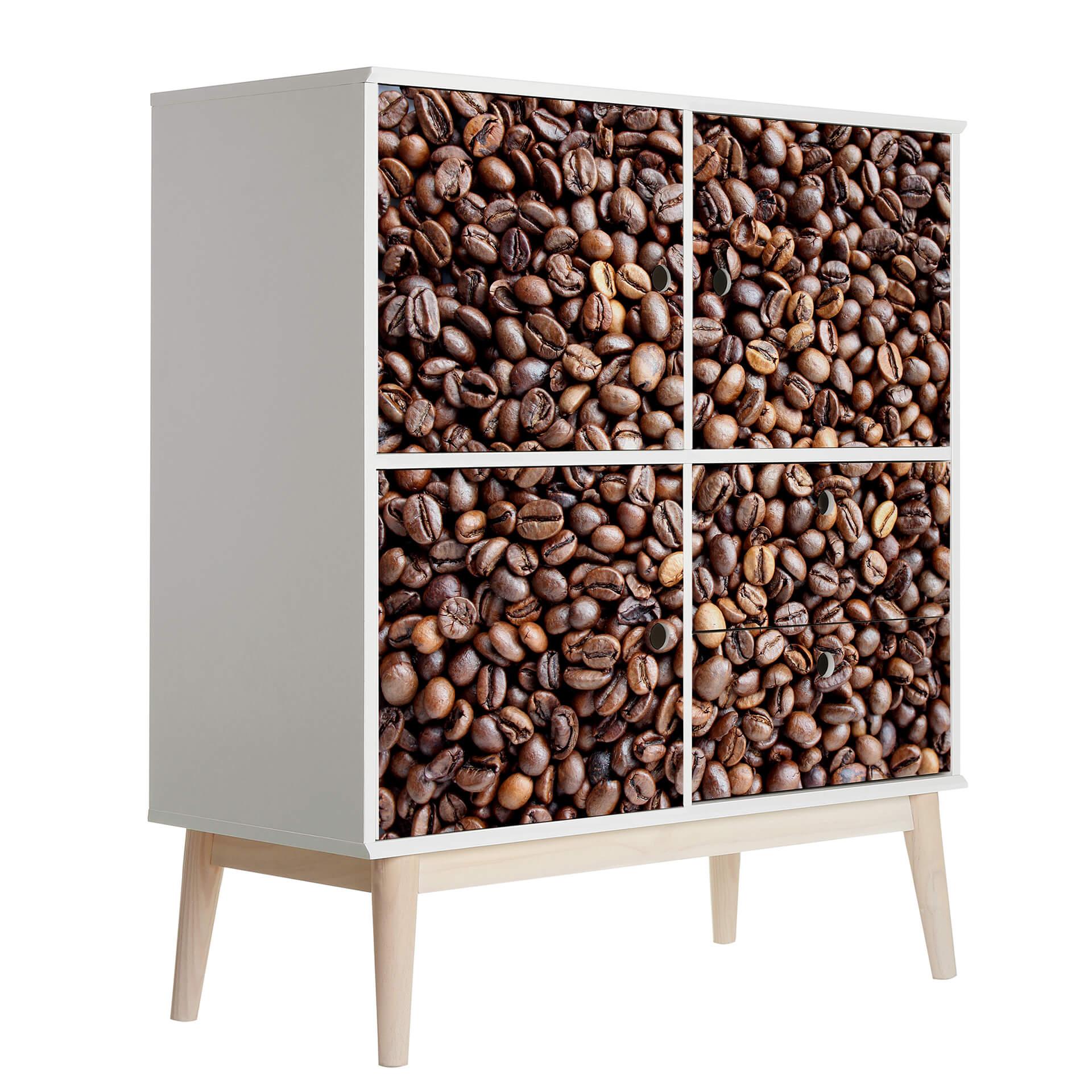 Vinilo adhesivo muebles - Granos de café