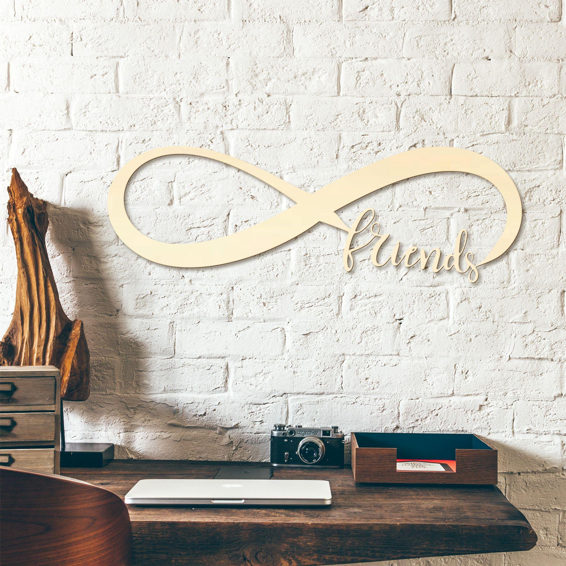 Décoration murale bois placage peuplier - Friends