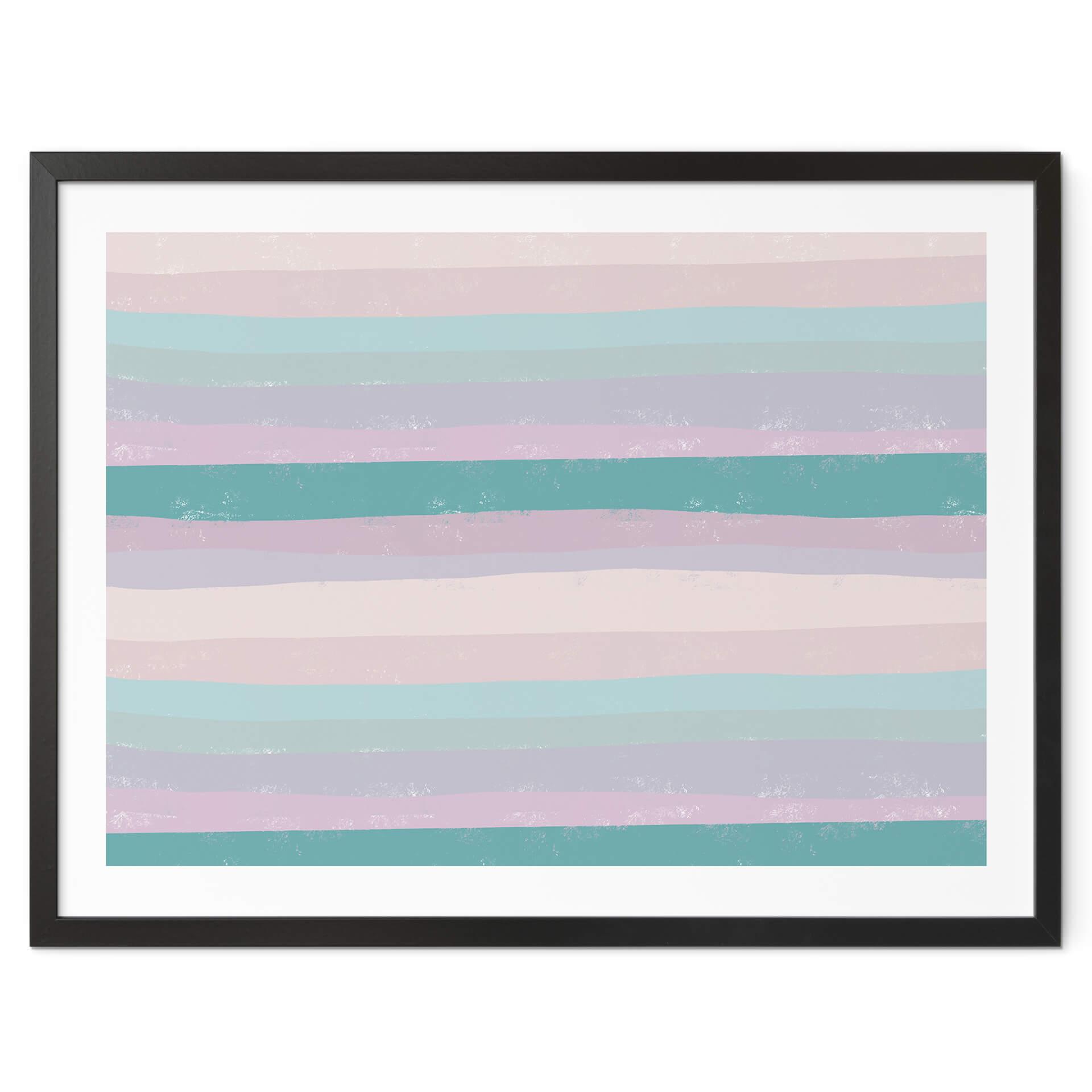Plakat Uplusmestudio - Coloured Stripes