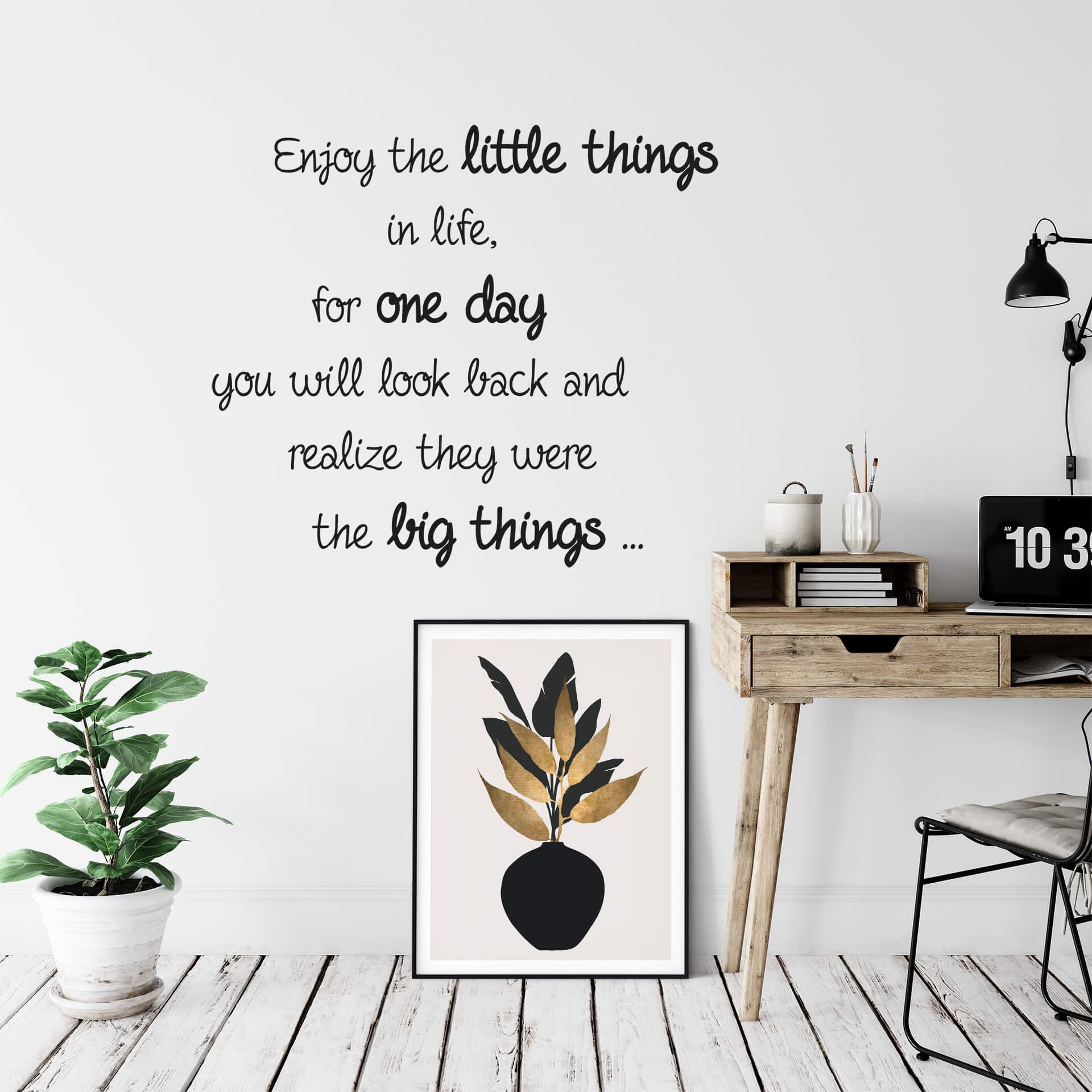 Wallsticker - Enjoy the little things... 2