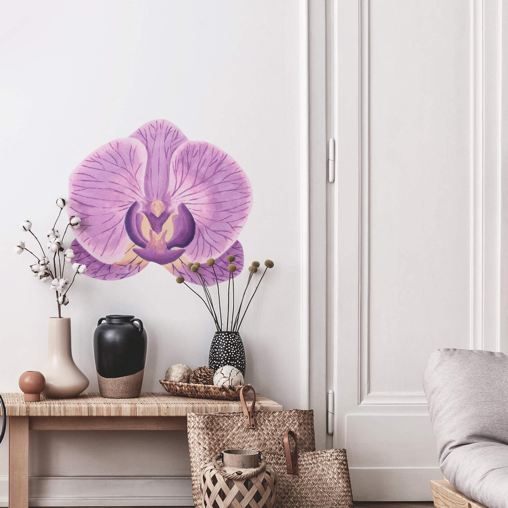 Sticker mural Fleur d'Orchidée