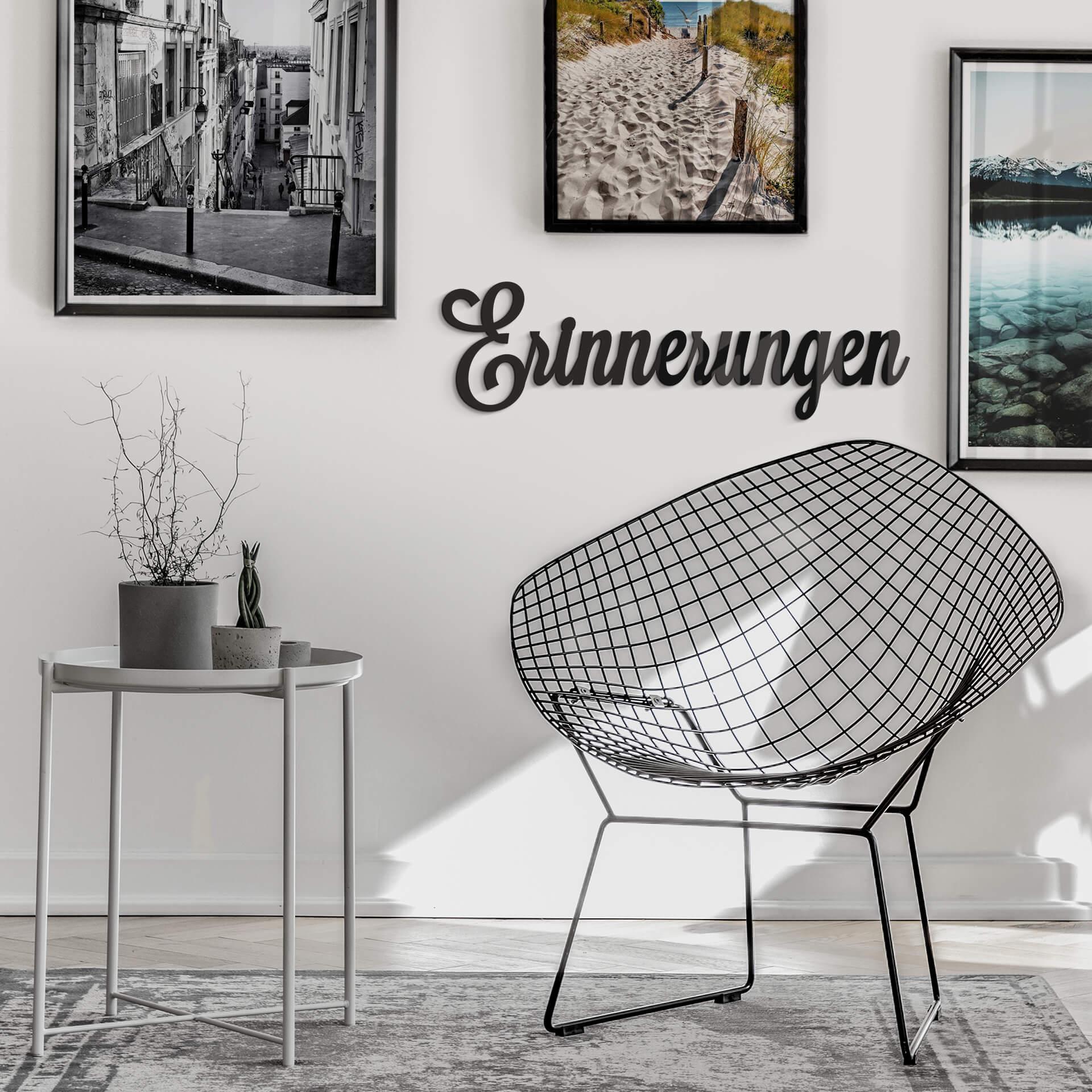 Décoration en verre acrylique - Erinnerungen