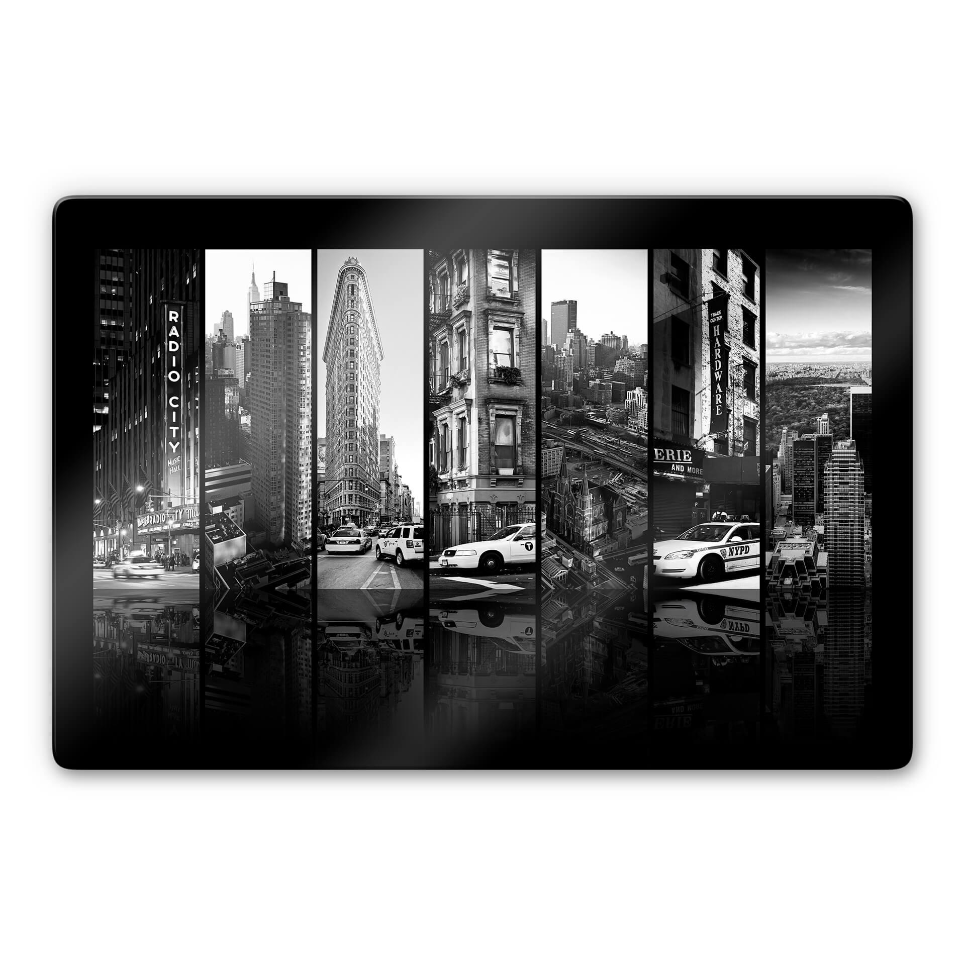 Glasschilderij Hugonnard - New York Scenes