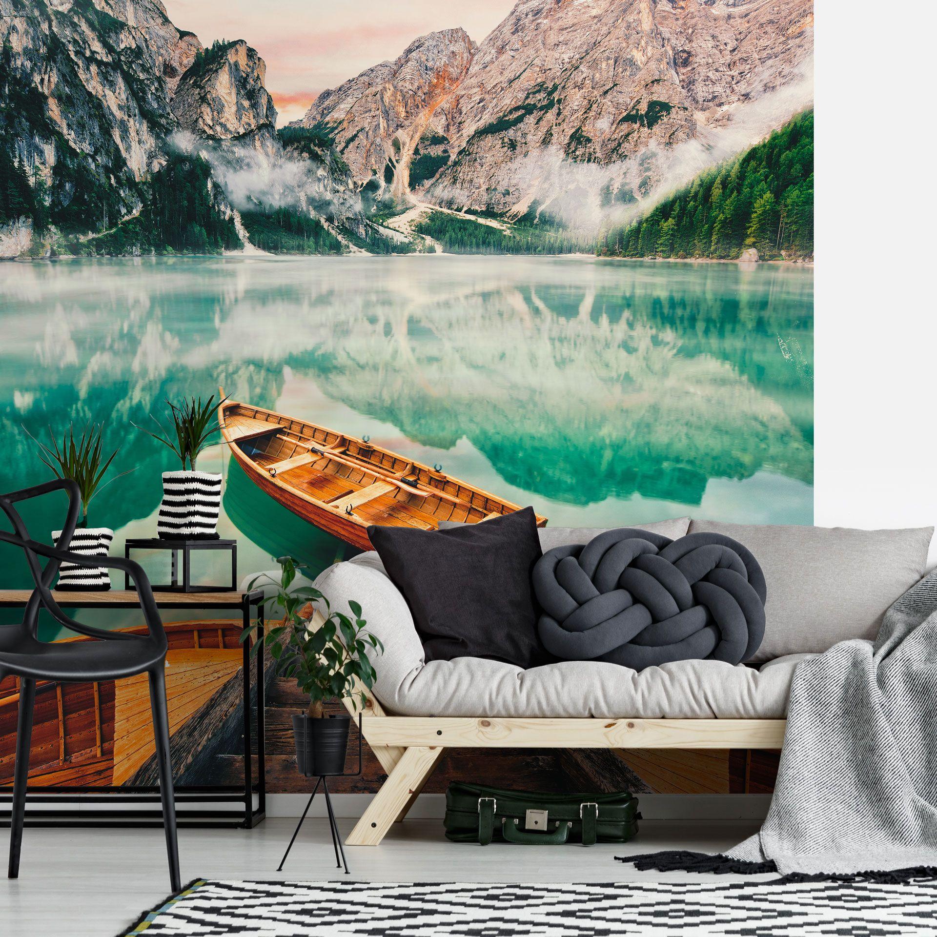 Papier peint photo Lac di Braies