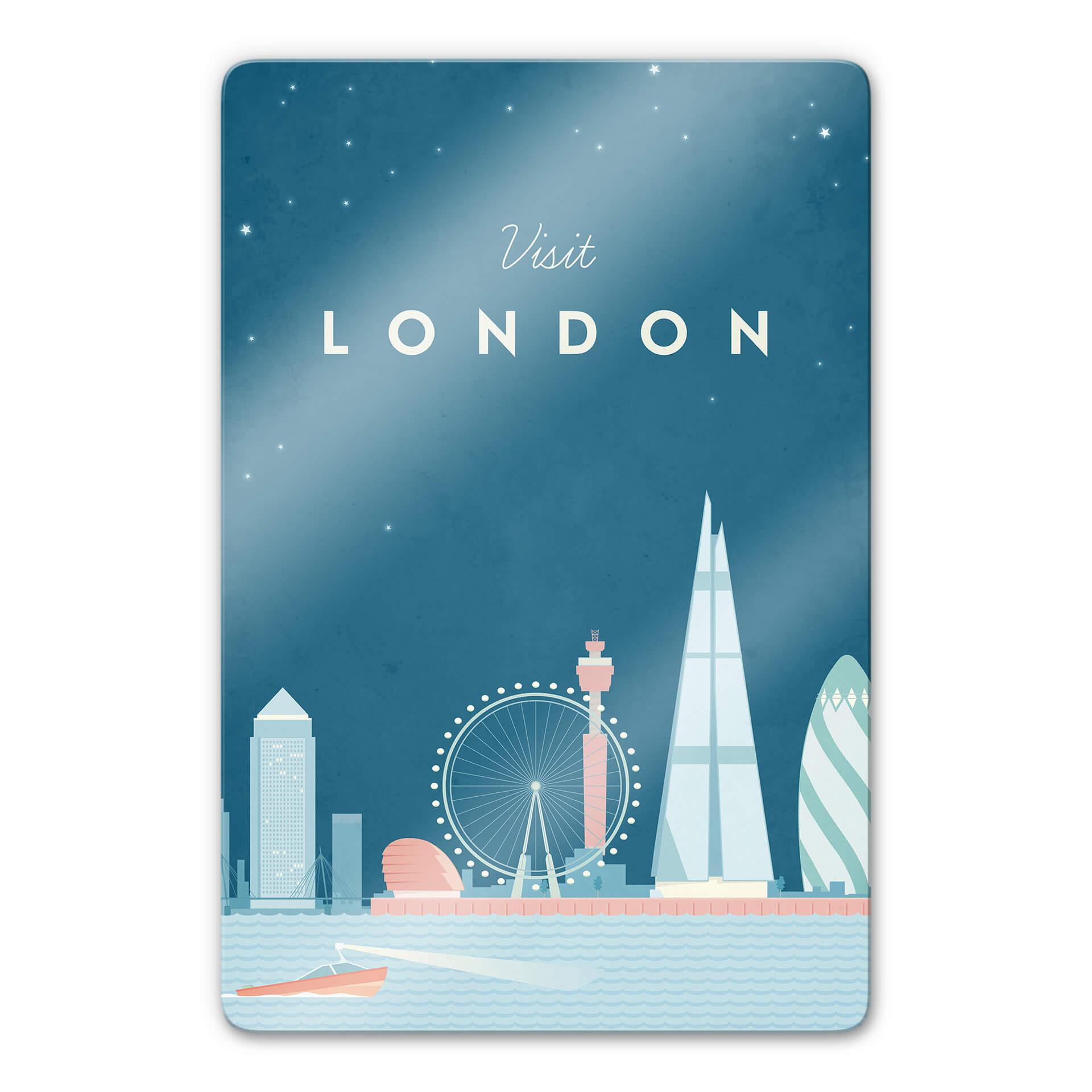 Glasbillede - Rivers - London