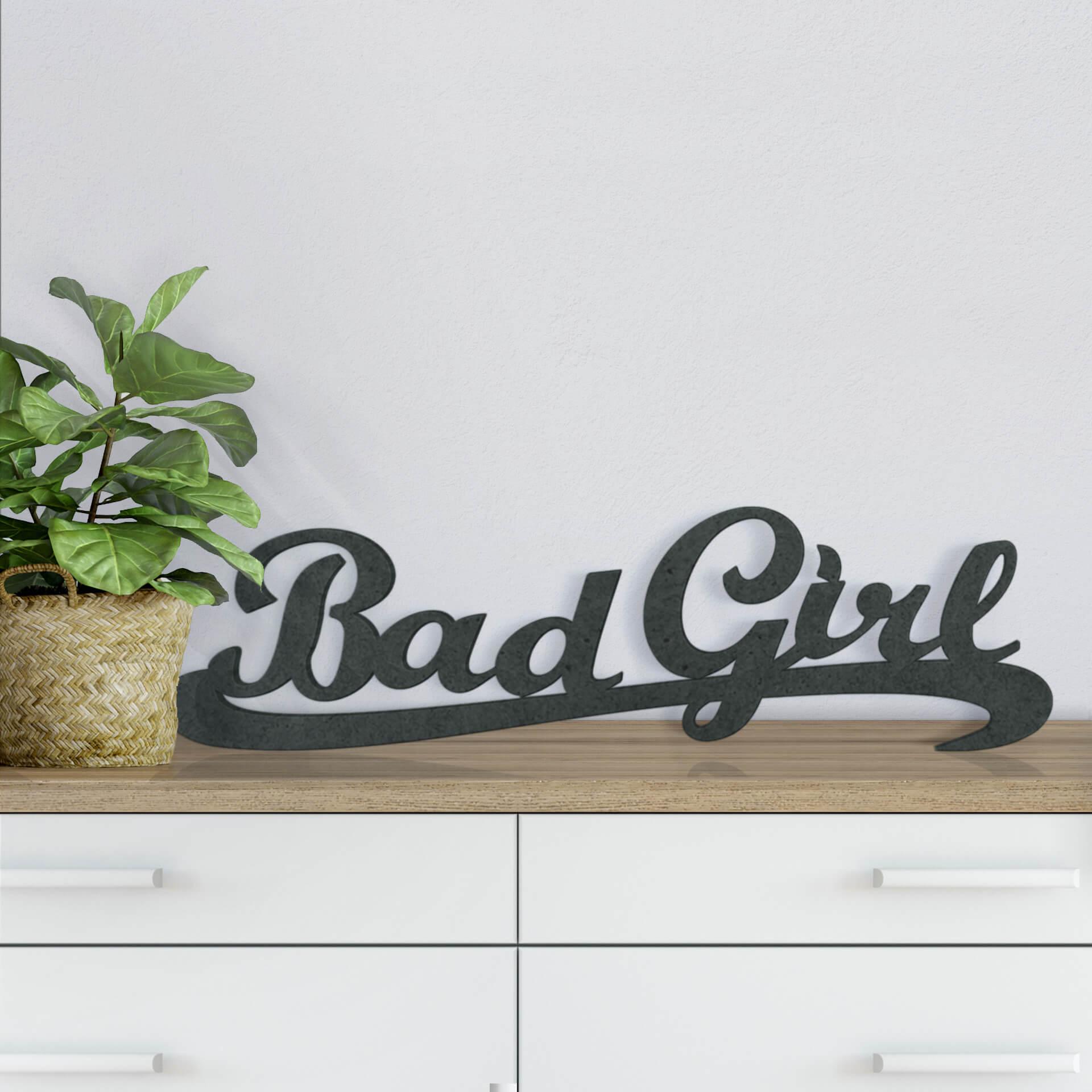 MDF bogstaver - Bad Girl
