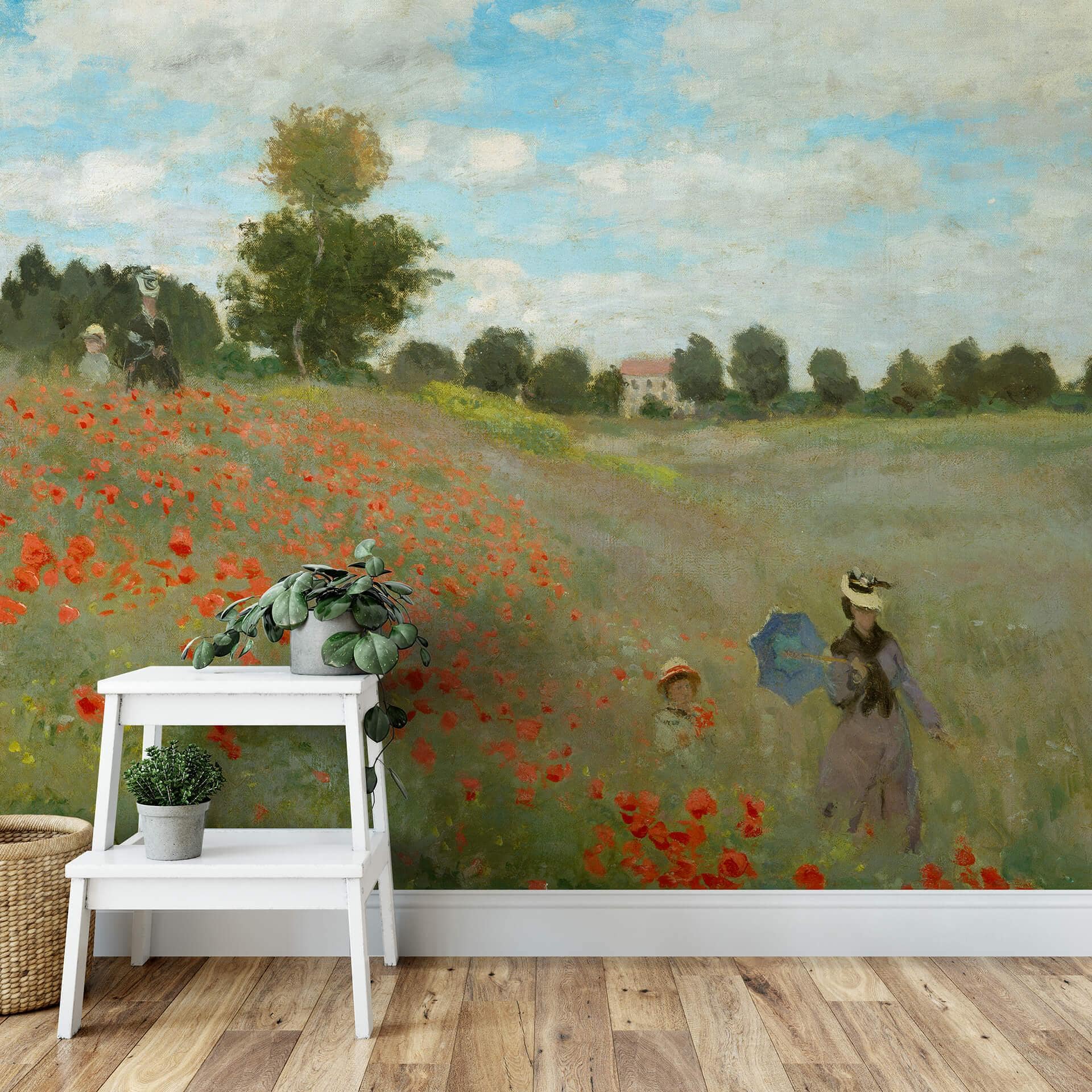 Papier peint photo Monet - Champ de coquelicots près d'Argenteuil - 336x260