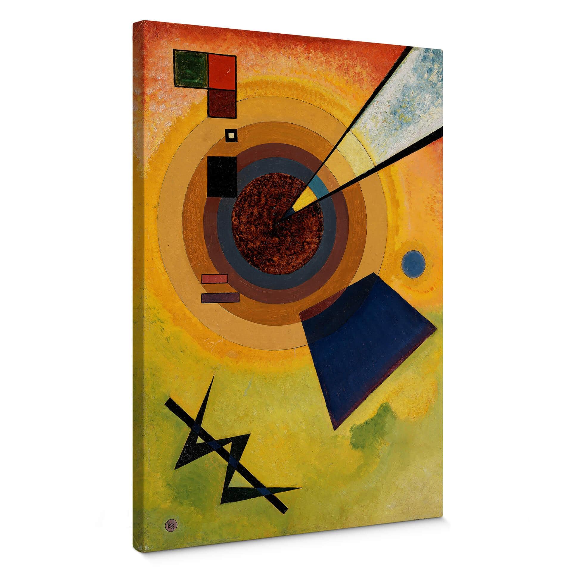 Lienzo Kandinsky - Verde y rojo