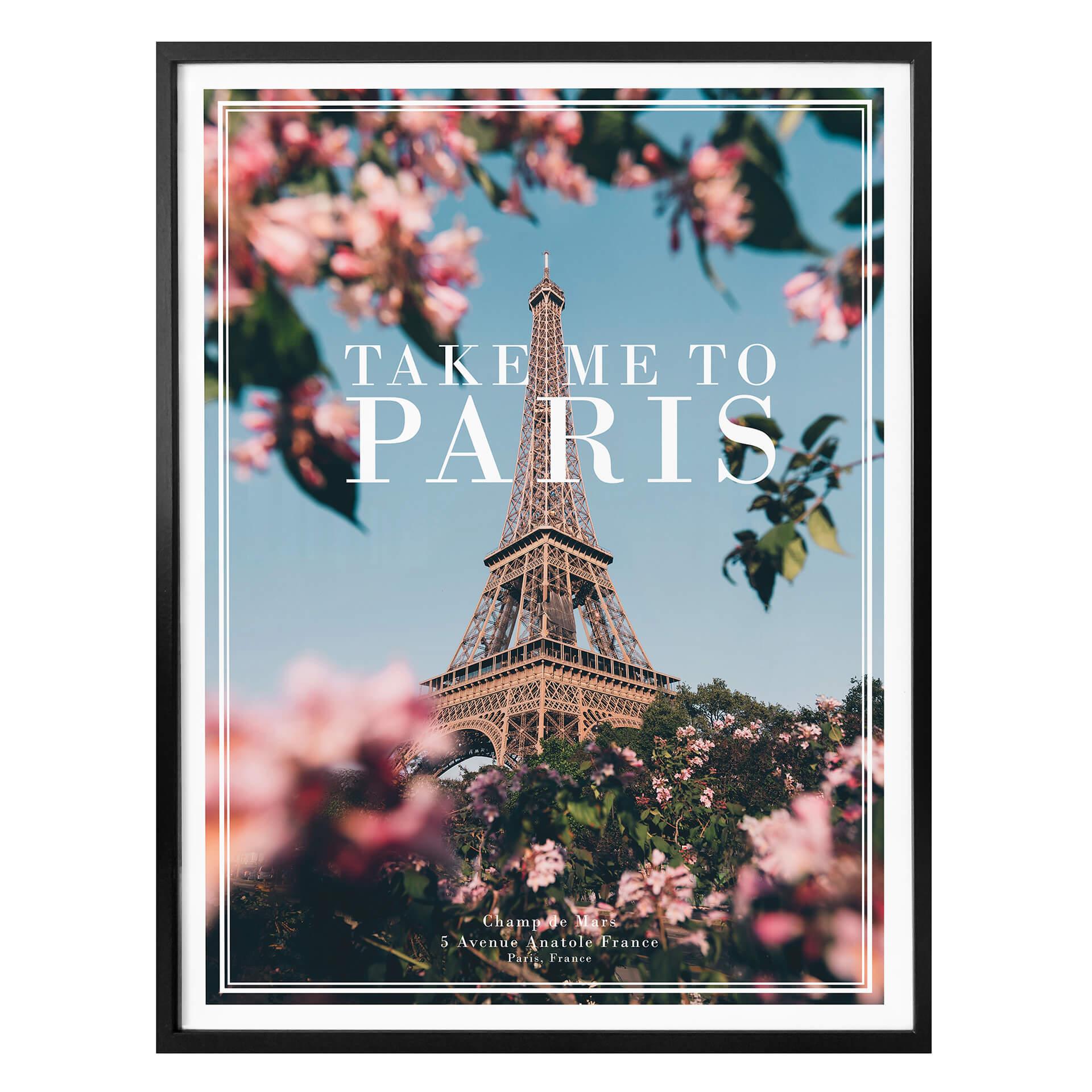 Plakat - Take me to Paris