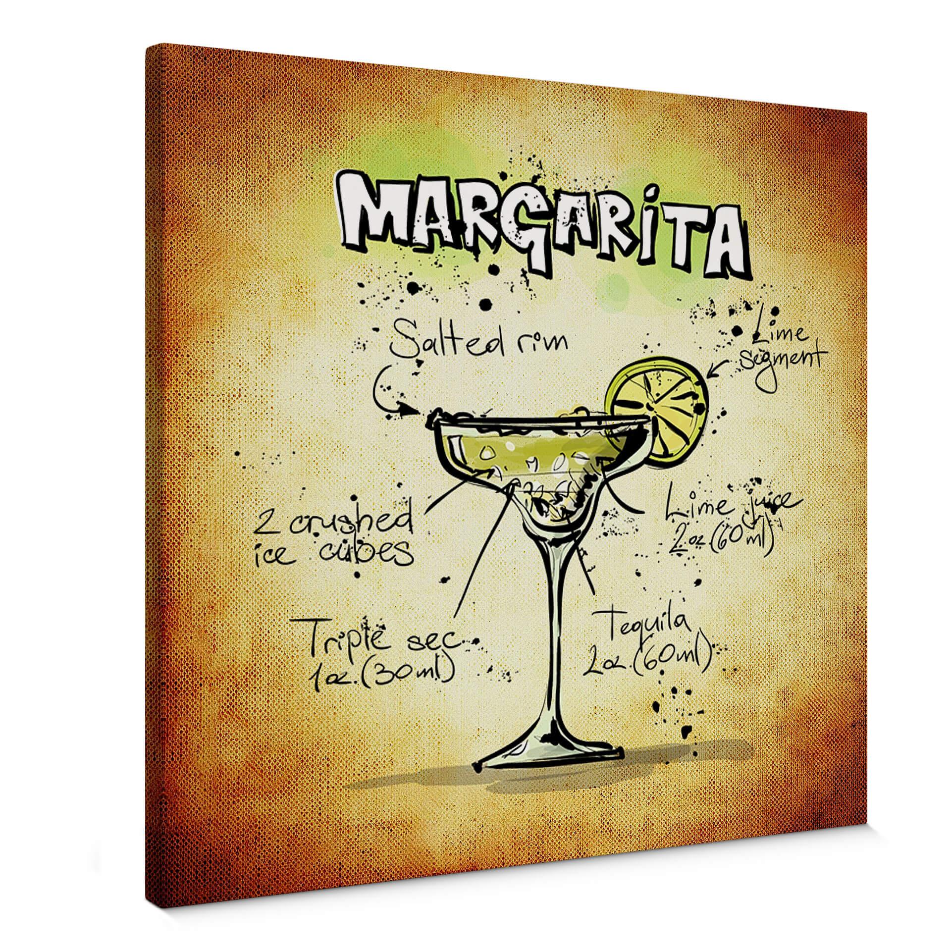 Lienzo Margarita - Receta