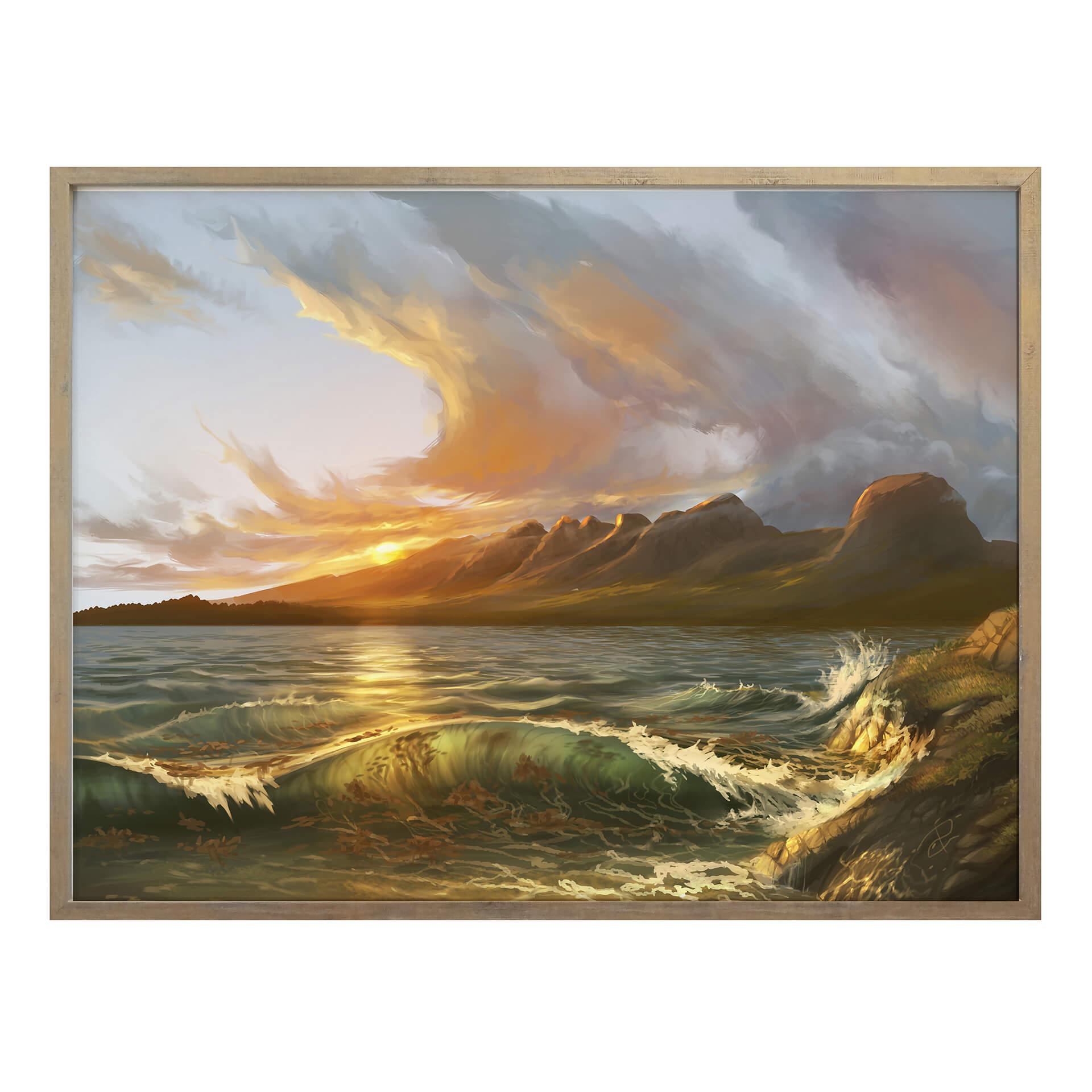 Póster aerroscape - Inglaterra: Seven Sisters
