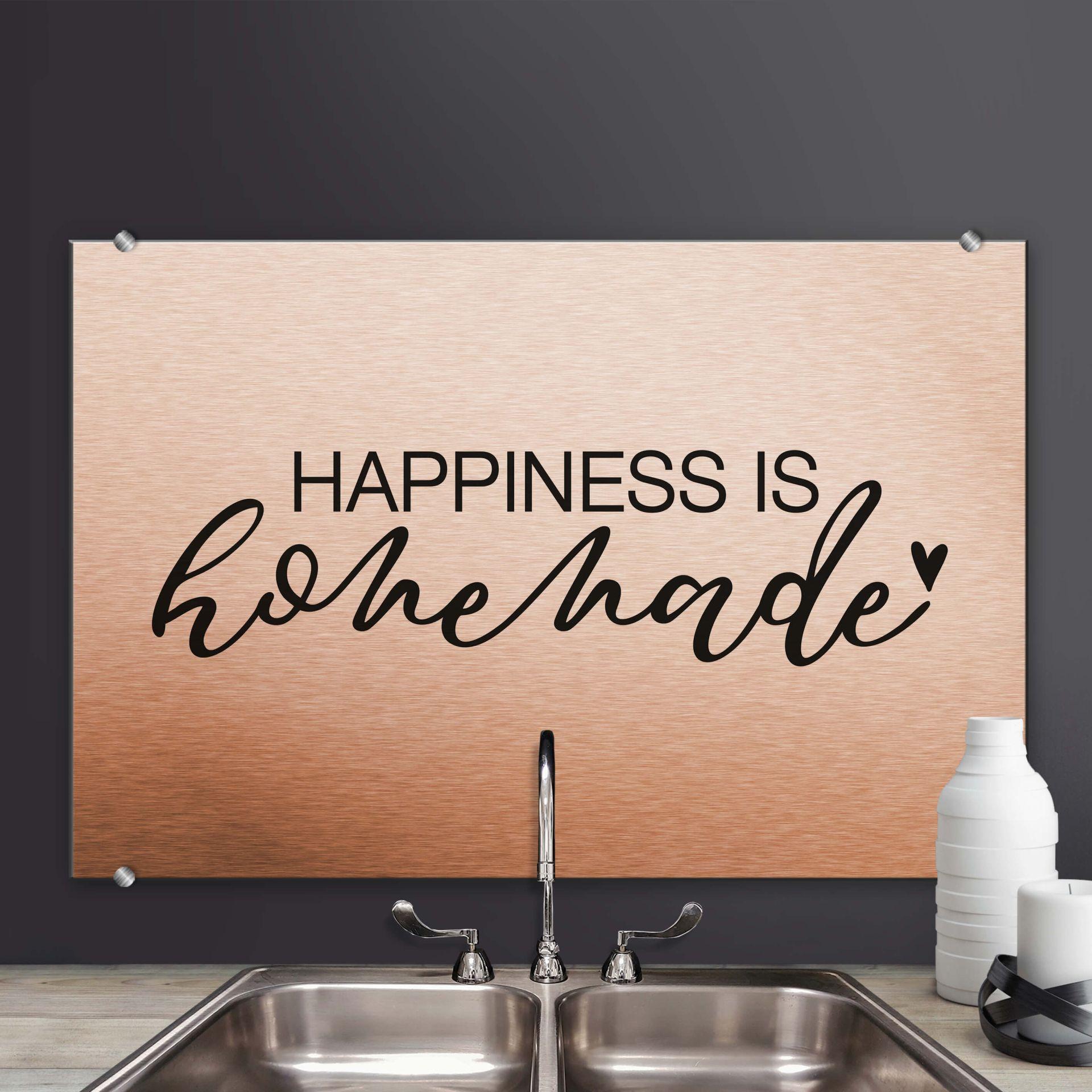 Stænkplade - Happiness is homemade