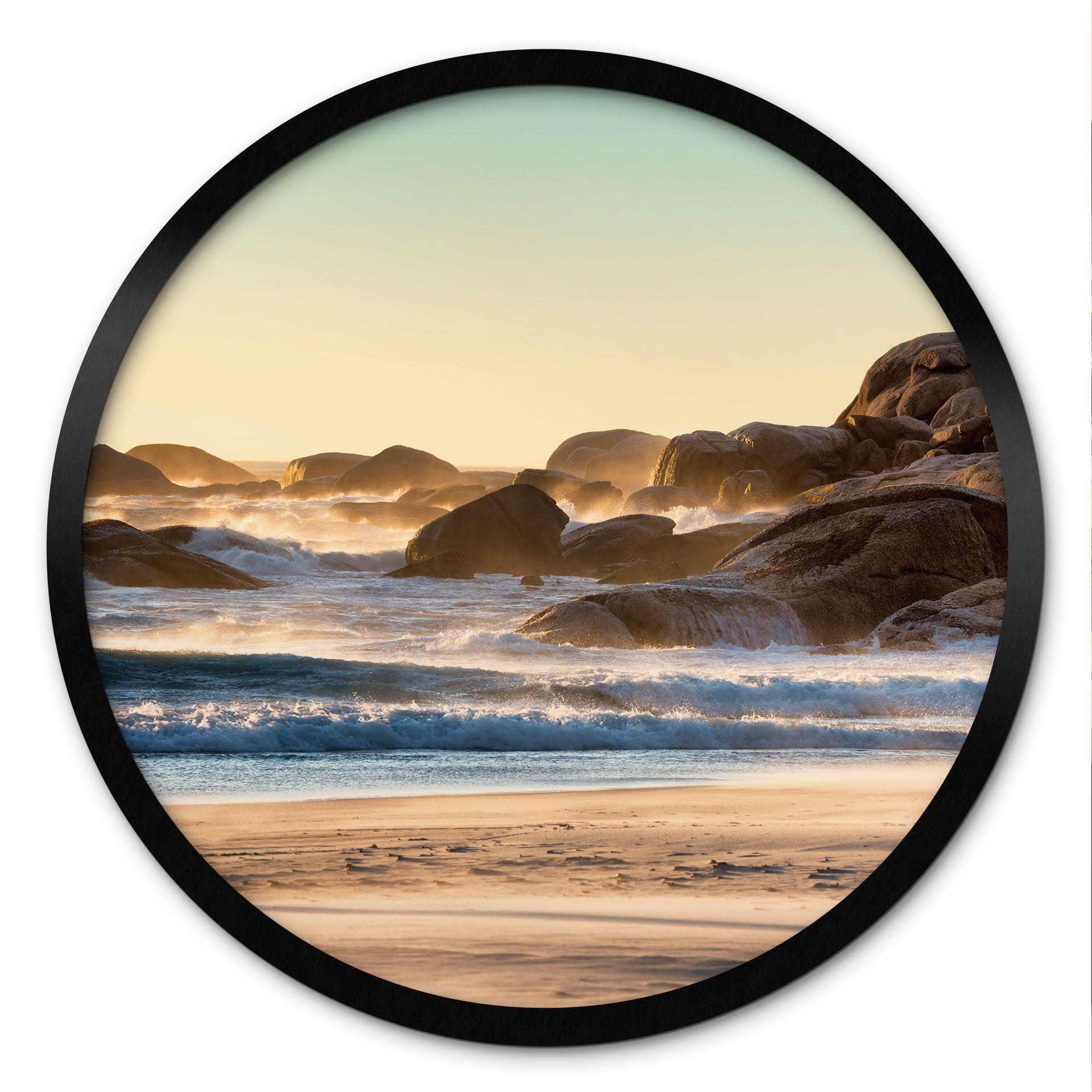 Póster Costa de playa al amanecer en África - Hugonnard - Redondo