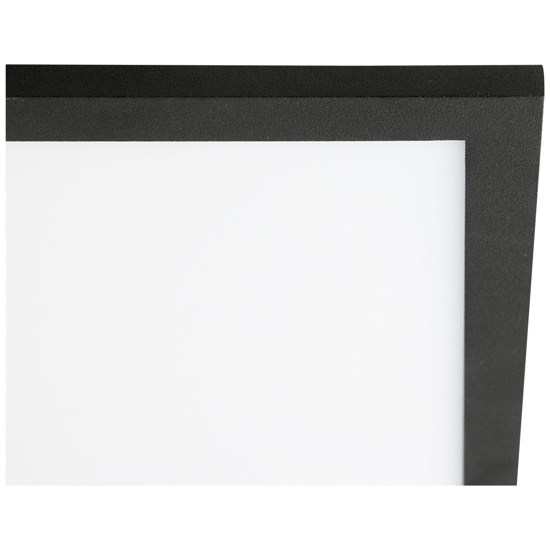 Deckenleuchte Constantin, schwarz, 39,5 x 39,5 cm, LED Panel, Neutralweiß