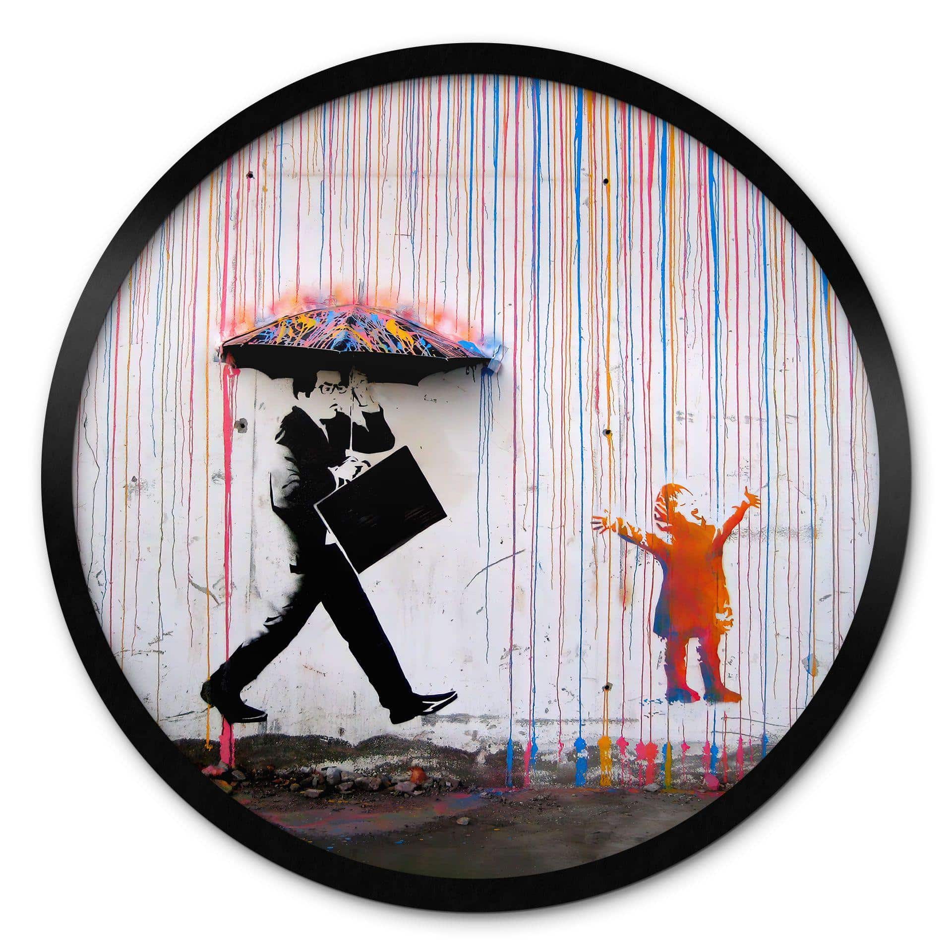 Plakat Banksy - Coloured Rain