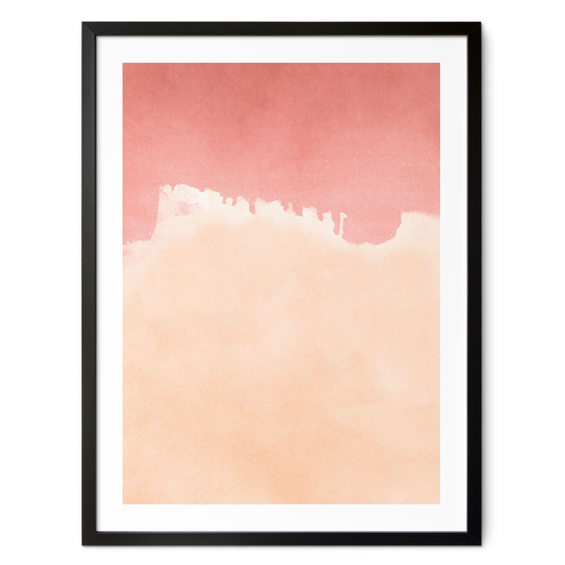 Póster Cielo color melocotón - Amini