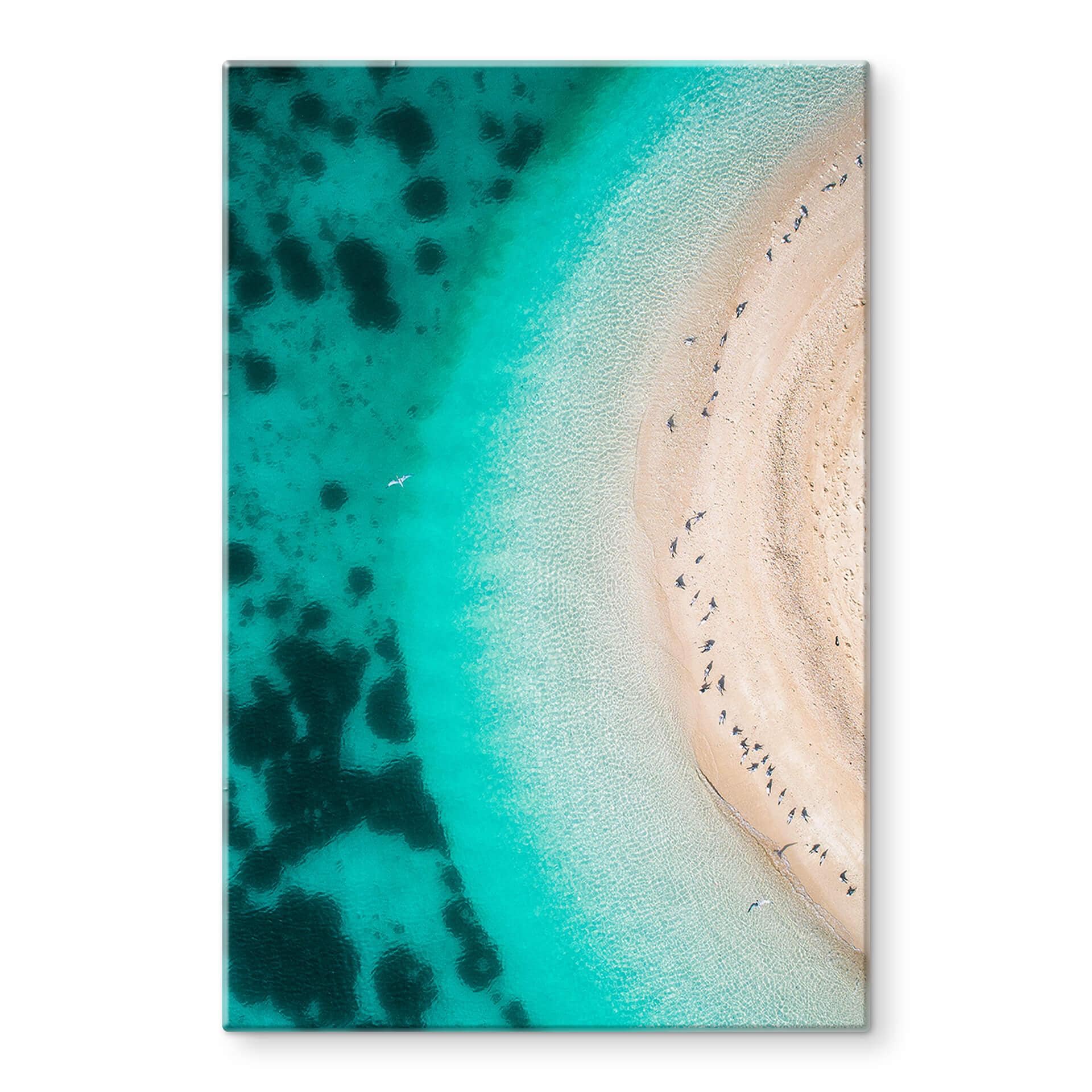 Tableau sur verre Alnomas - Été chaud