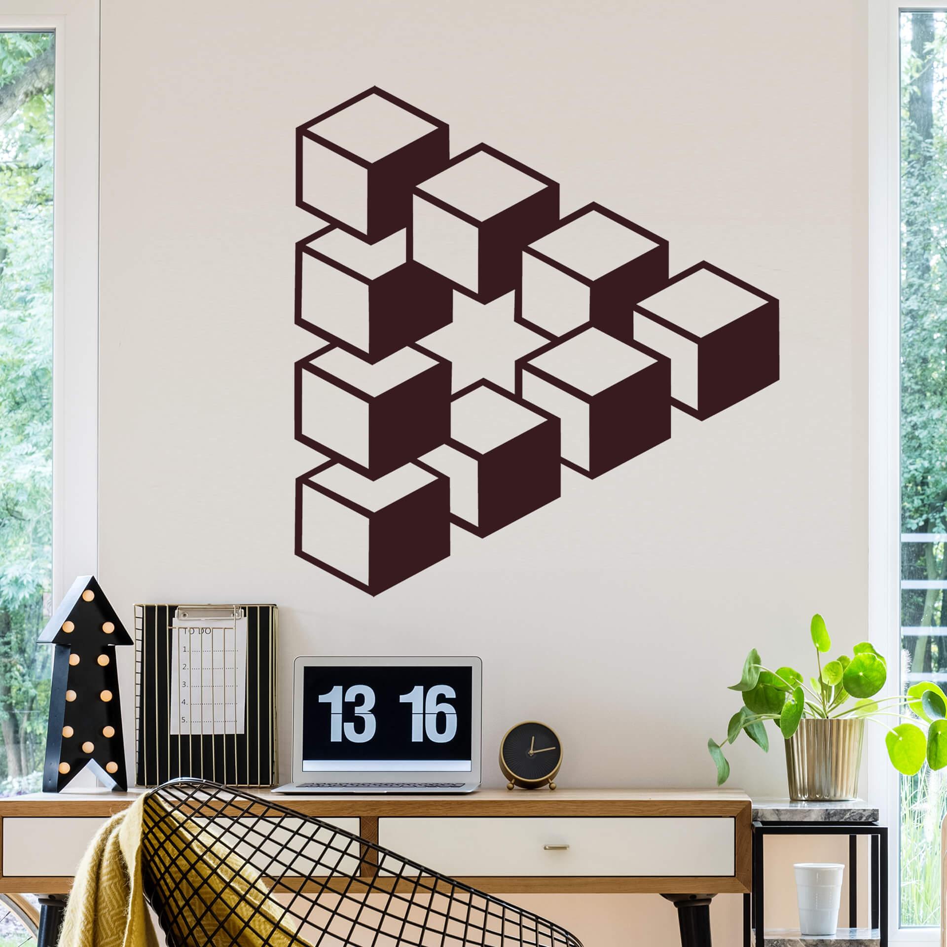 Wallsticker - Umulig Trekant