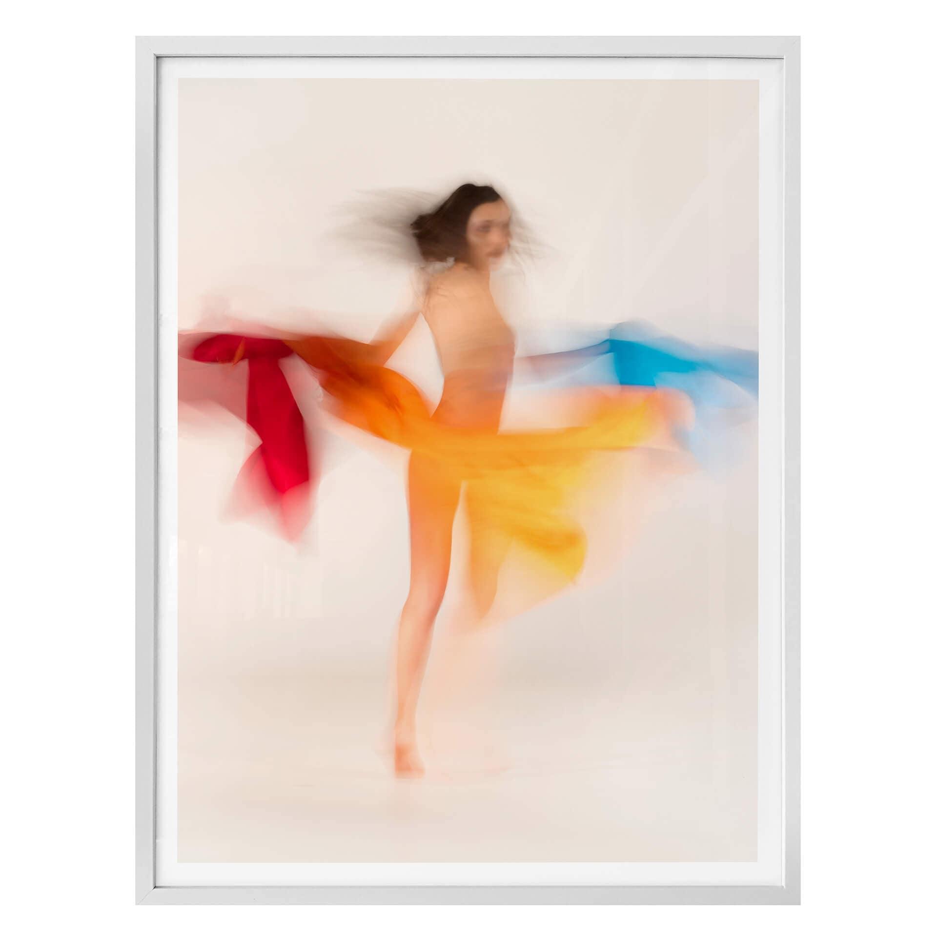 Póster Raga - Colores que bailan