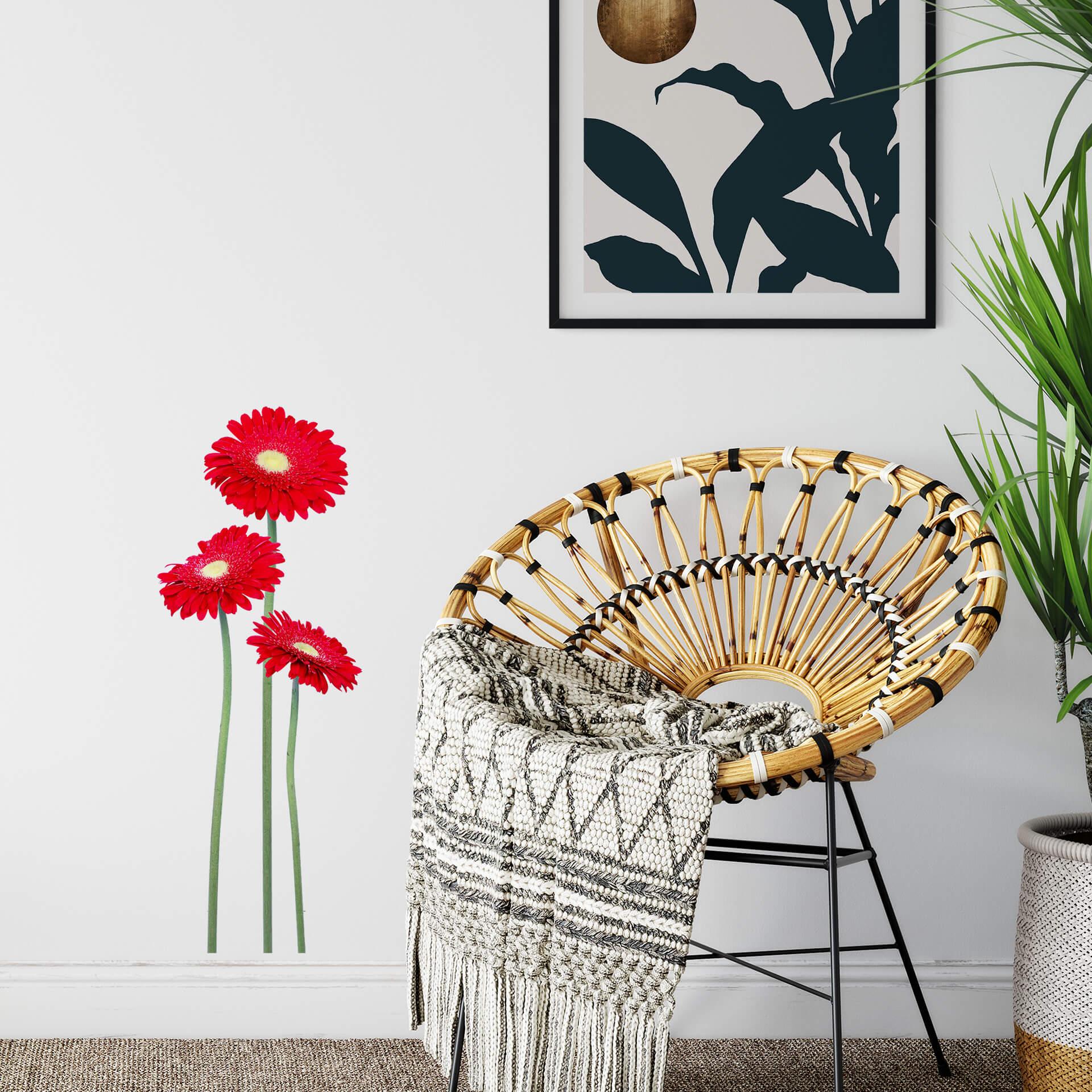 Bundt Gerbera Rød