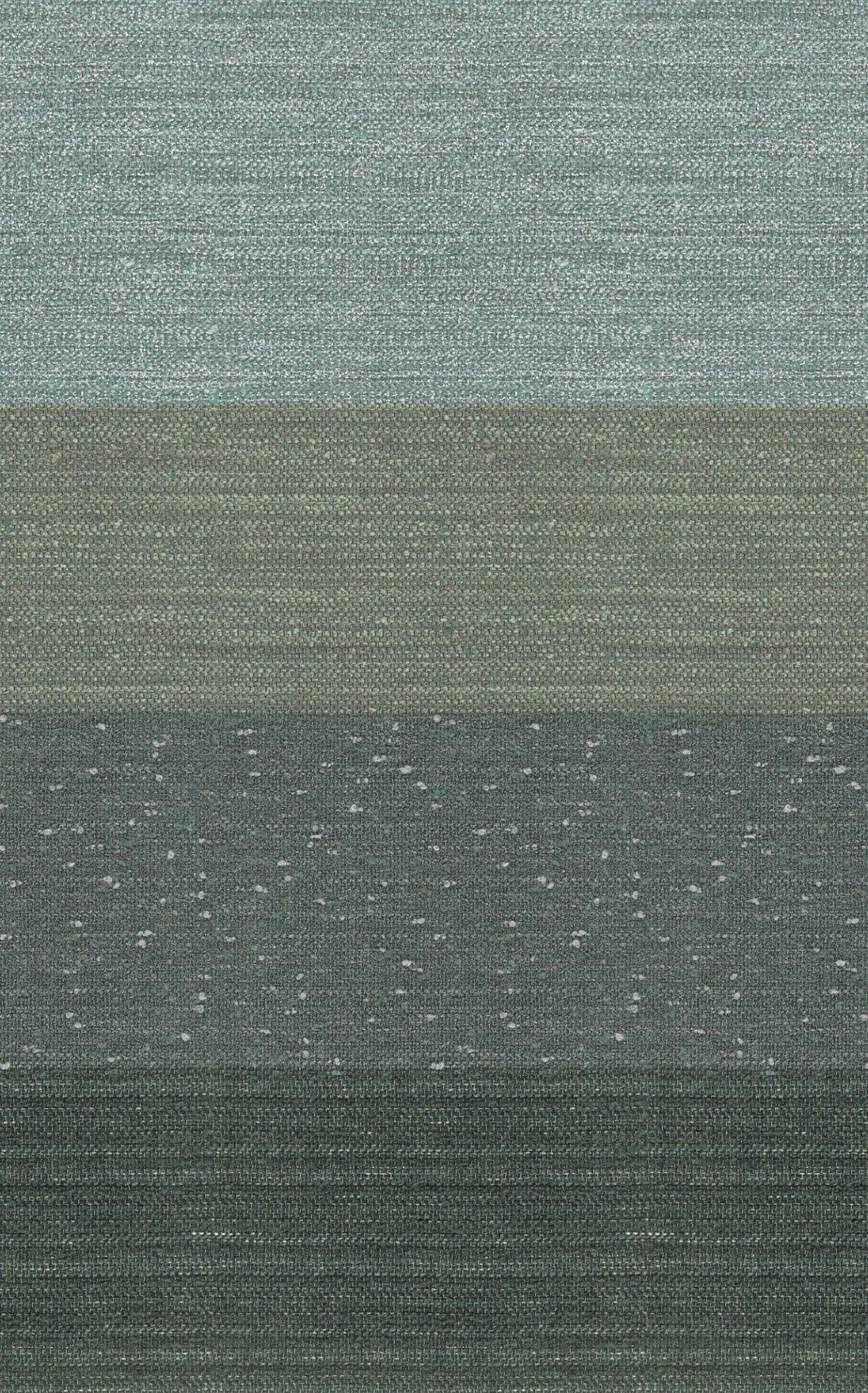 Fototapet Abstrakt stofstruktur i grå og salviegrøn 3,4 x 2,12 m