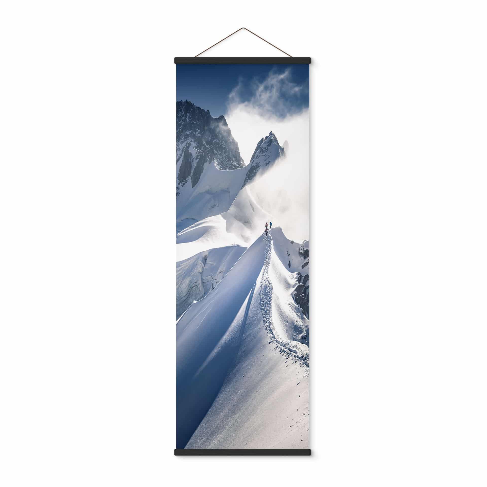 Póster de tela cumbre del Mont Blanc - Nienartowicz - Panorama
