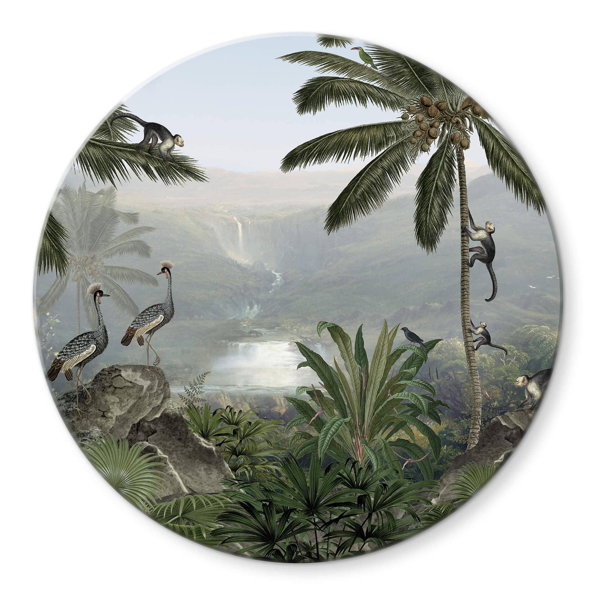 Tableau sur verre Sir Edward - Réserve des singes