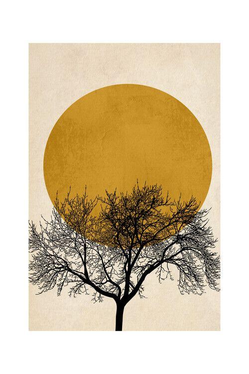 Plakat kunsttryk Kubistika - Vintermorgen, plakat (40 x 60 cm)