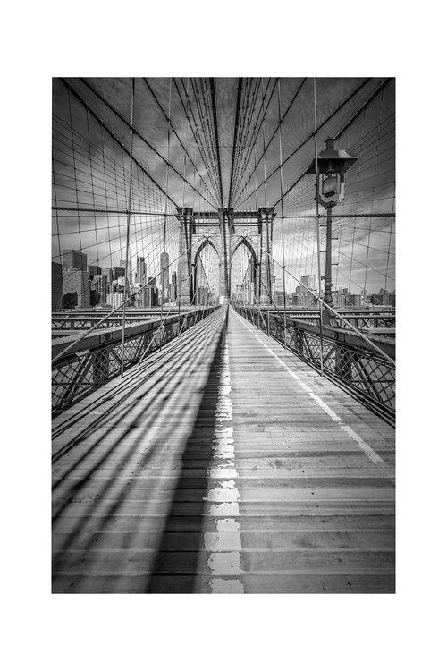 Plakat Melanie Viola - NEW YORK CITY Brooklyn Bridge, plakat (40 x 60 cm)