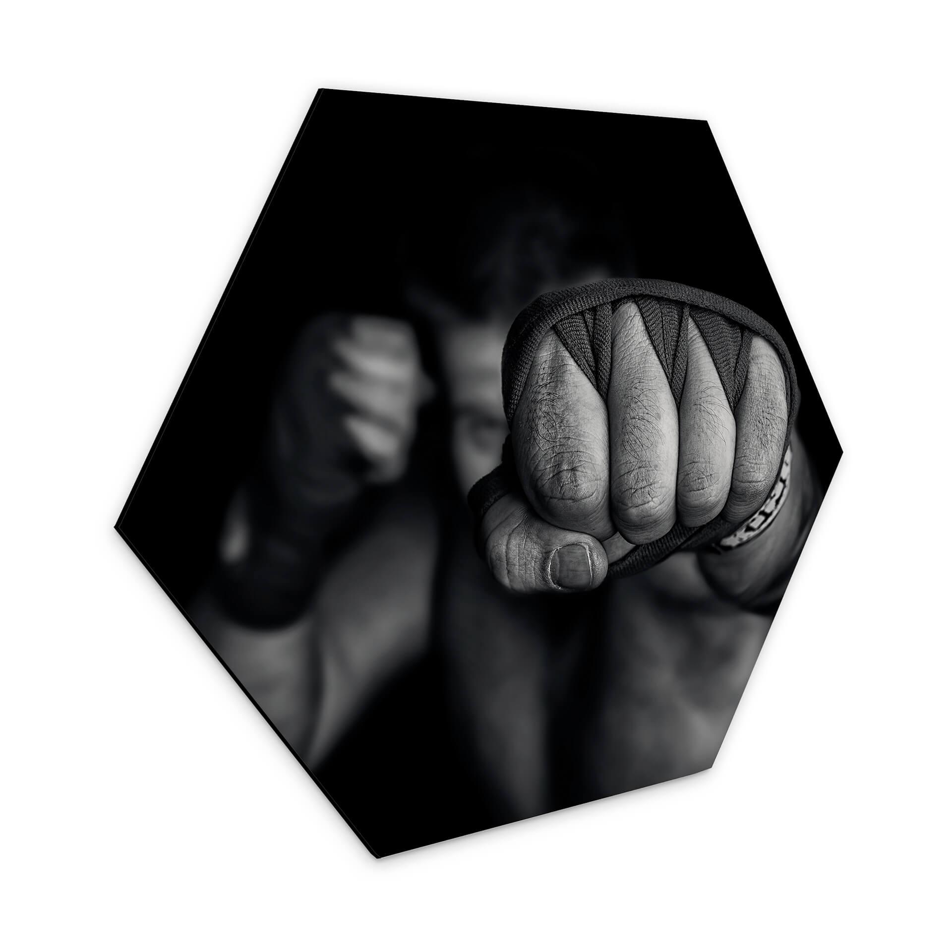 Hexagon Dibond Vrican - Een Linkse