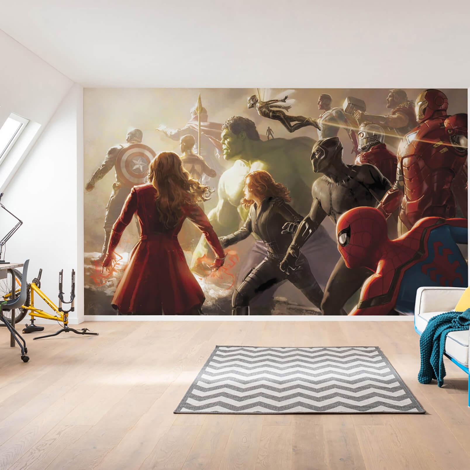 Non-woven tapet - Avengers Final Battle - 500 x 280 cm