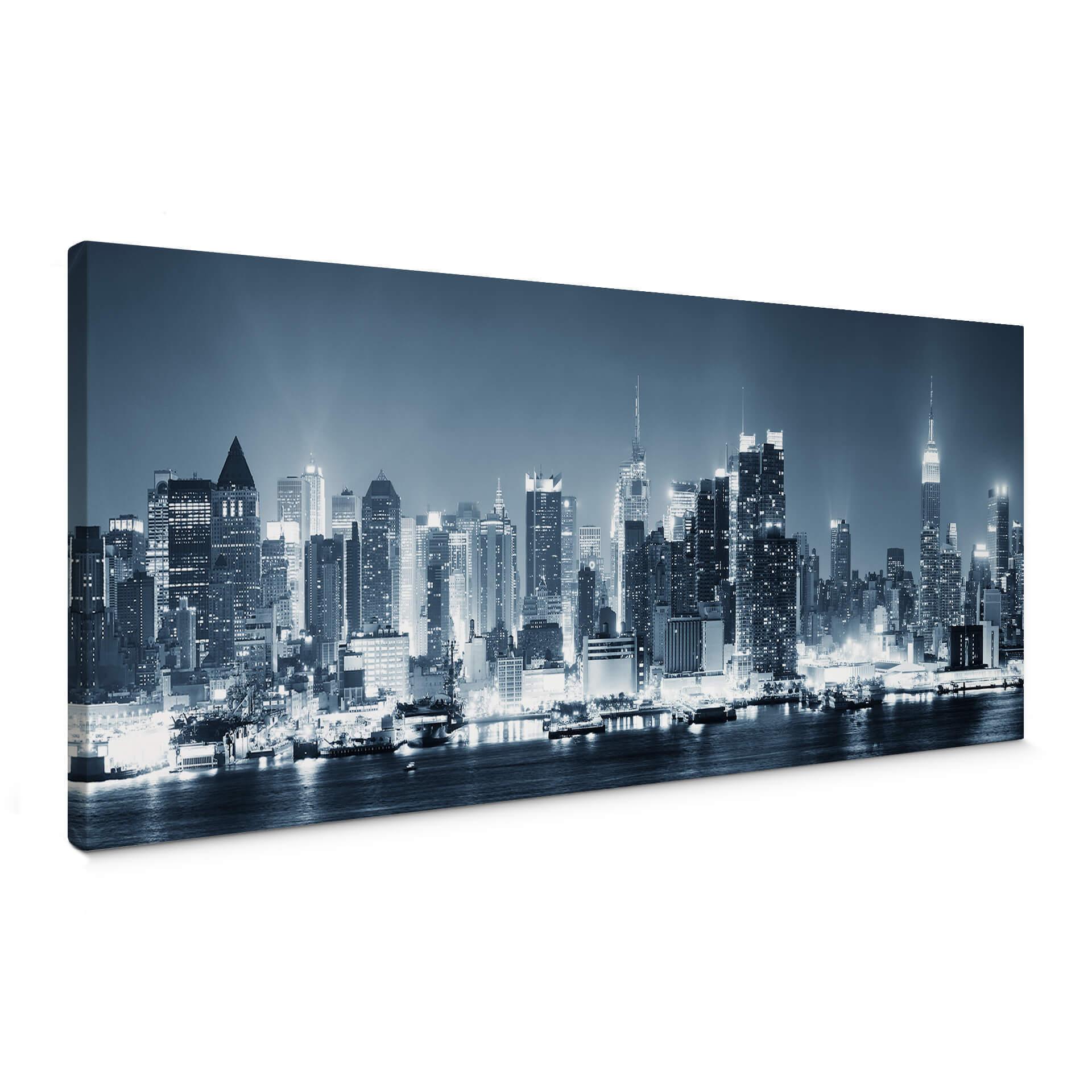 Lienzo New York de noche 1 Panorama