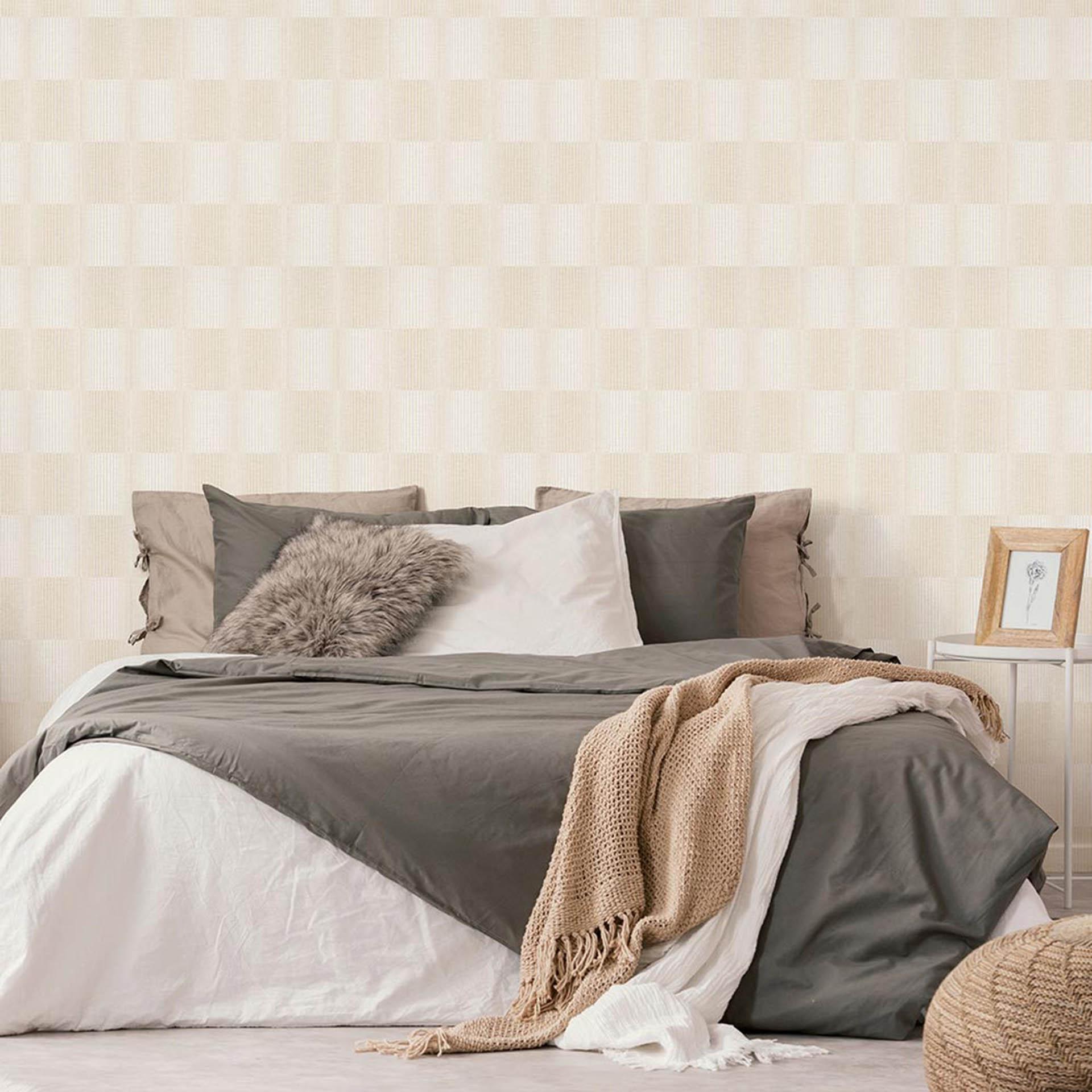 Erismann non-woven tapet Code Nature creme