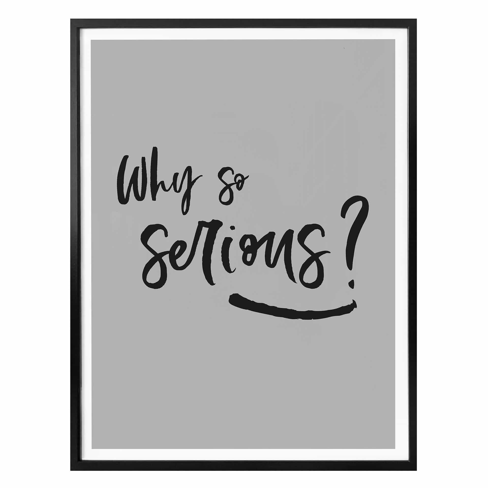Plakat - Why so serious?