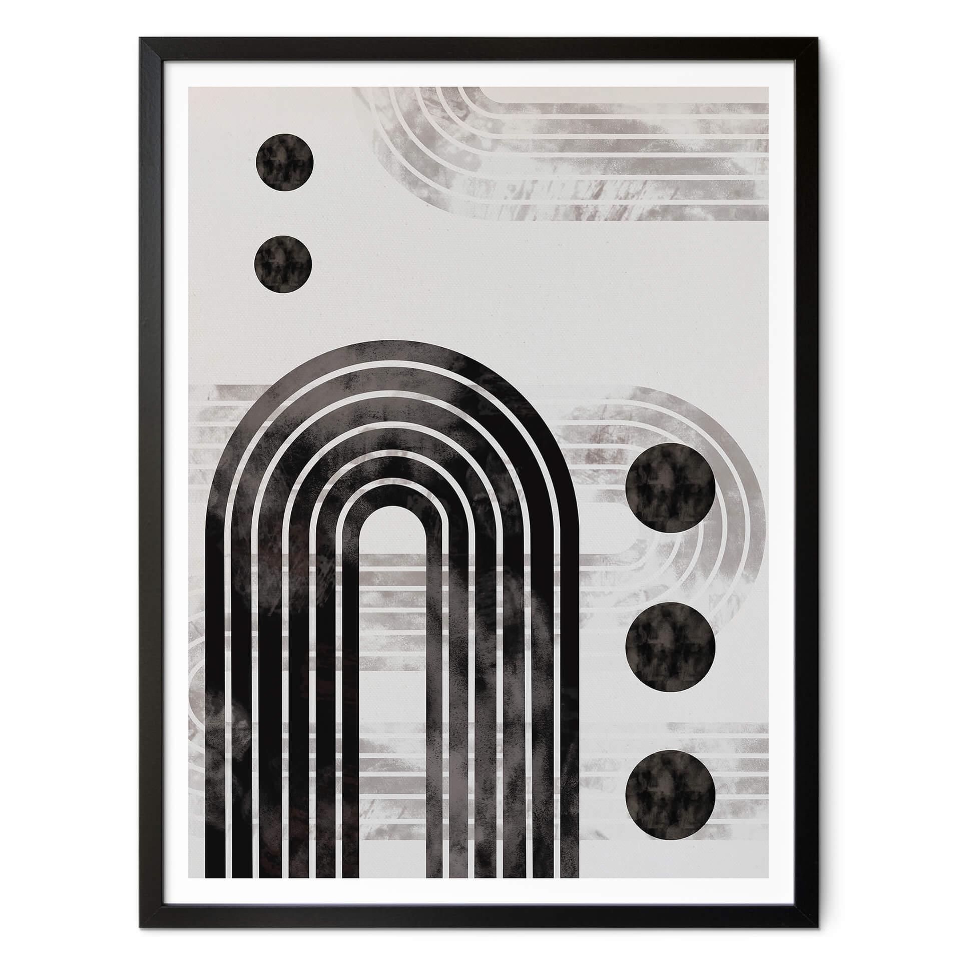 Póster 1X Estudio - Arco negro