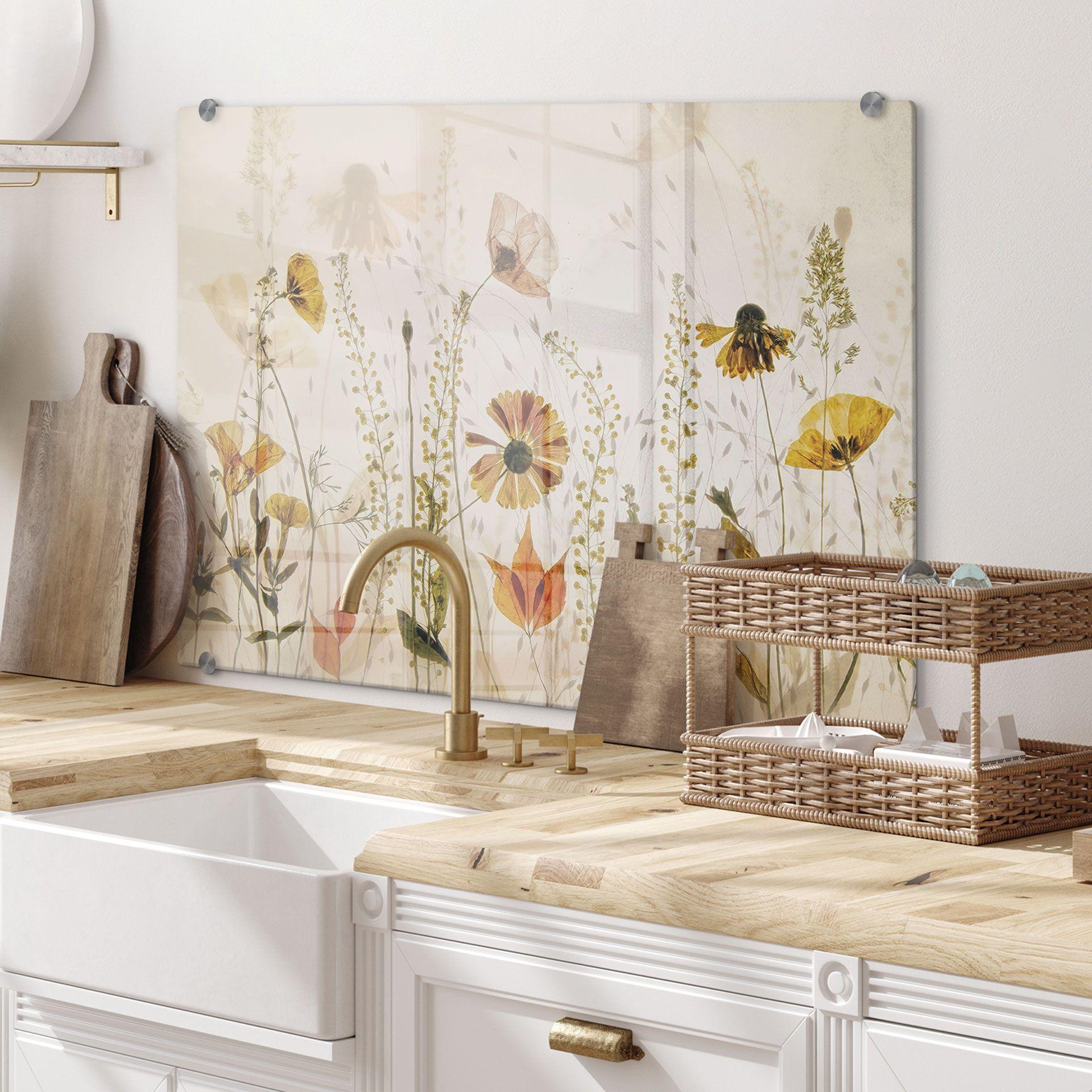 Splash guard Vilde engblomster i sollyset - Talen