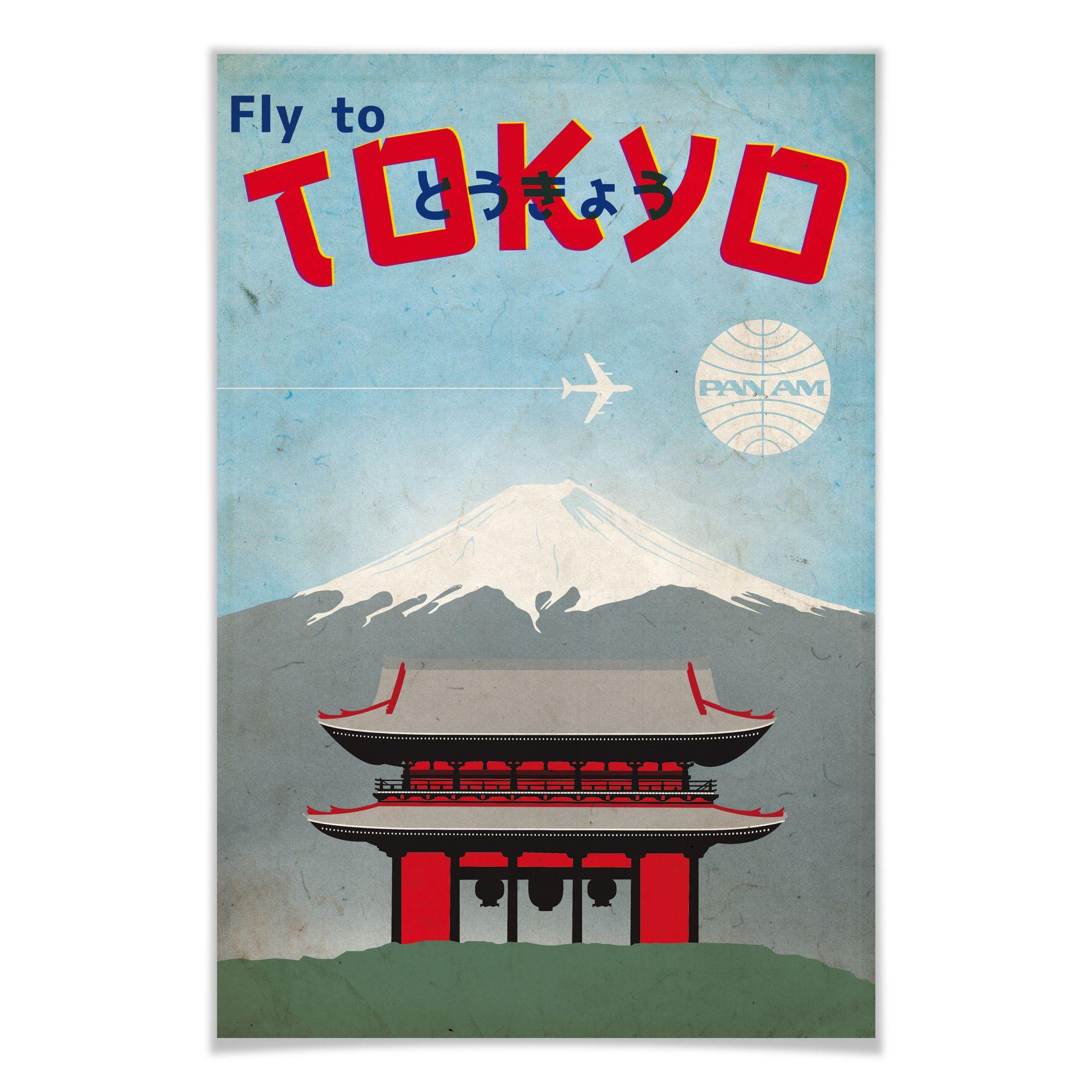 Plakat - PAN AM - Fly to Tokyo