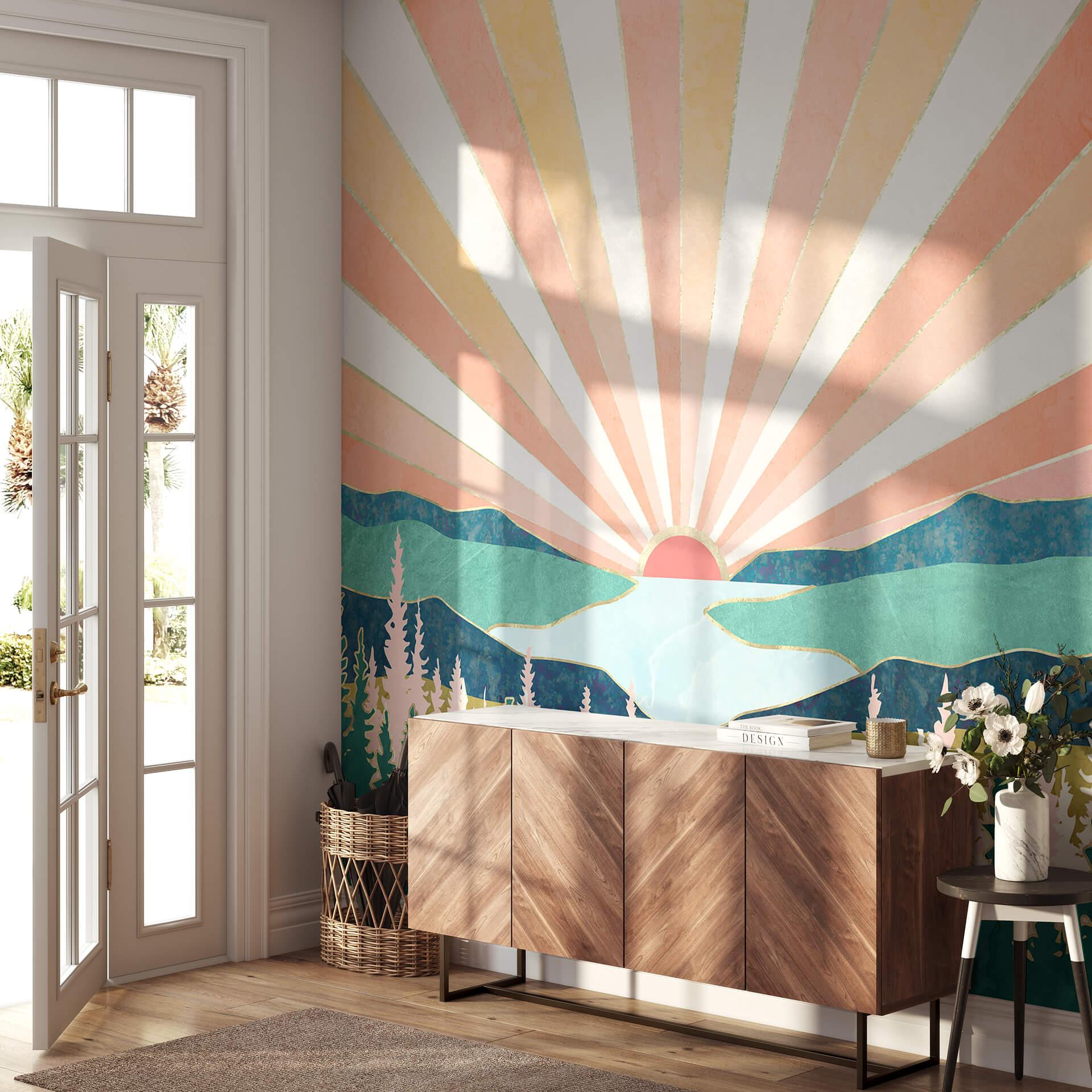 Fototapet SpaceFrog Designs - Retro sommer
