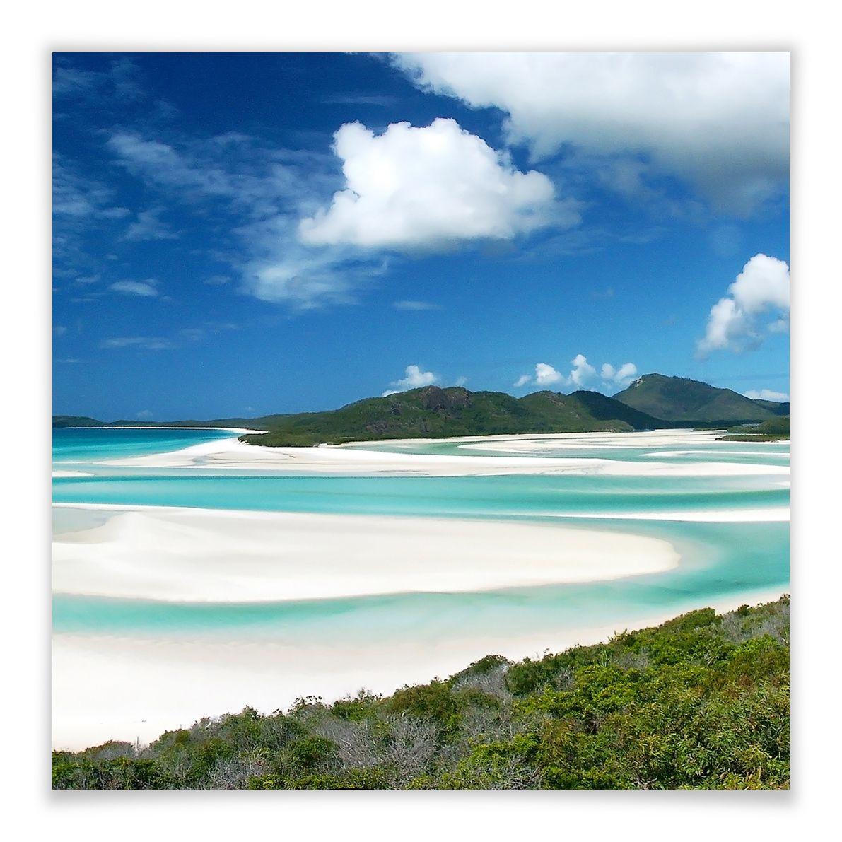 Poster - Whitehaven Beach - carré